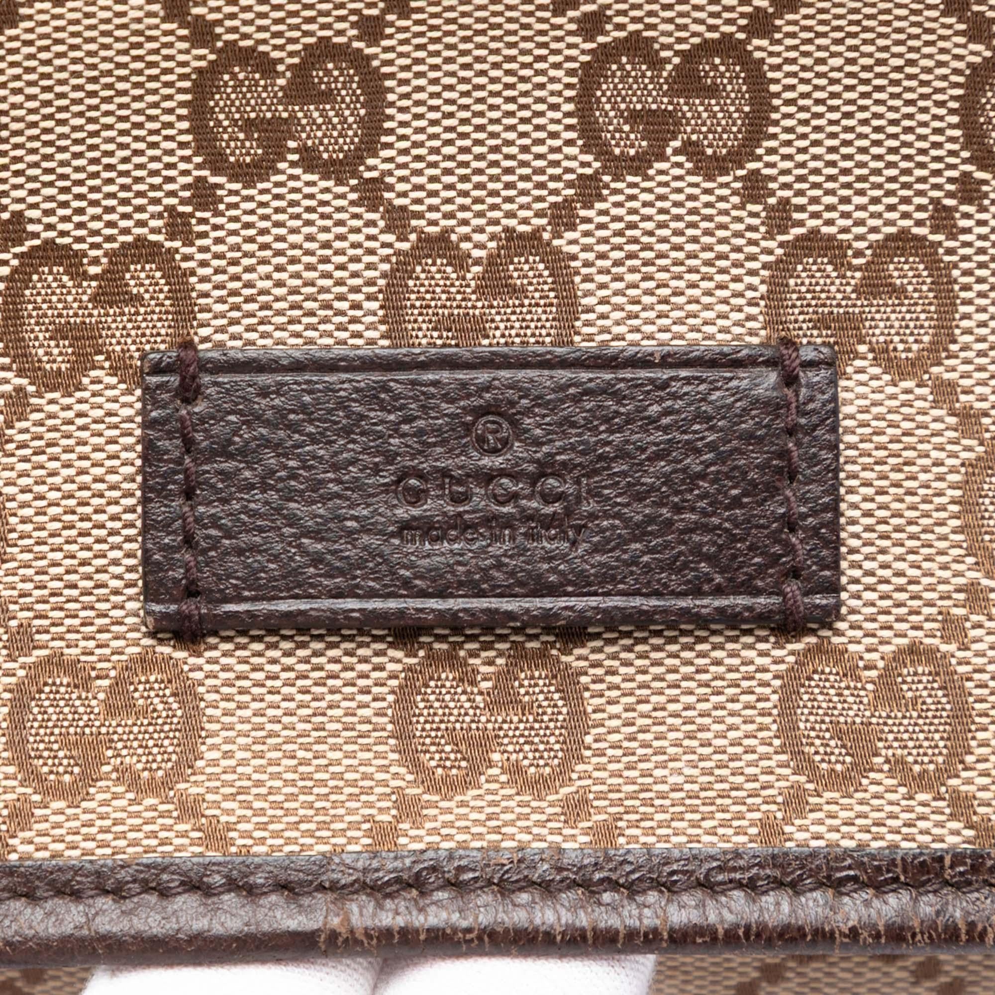Gucci GG Canvas Flap Messenger Bag