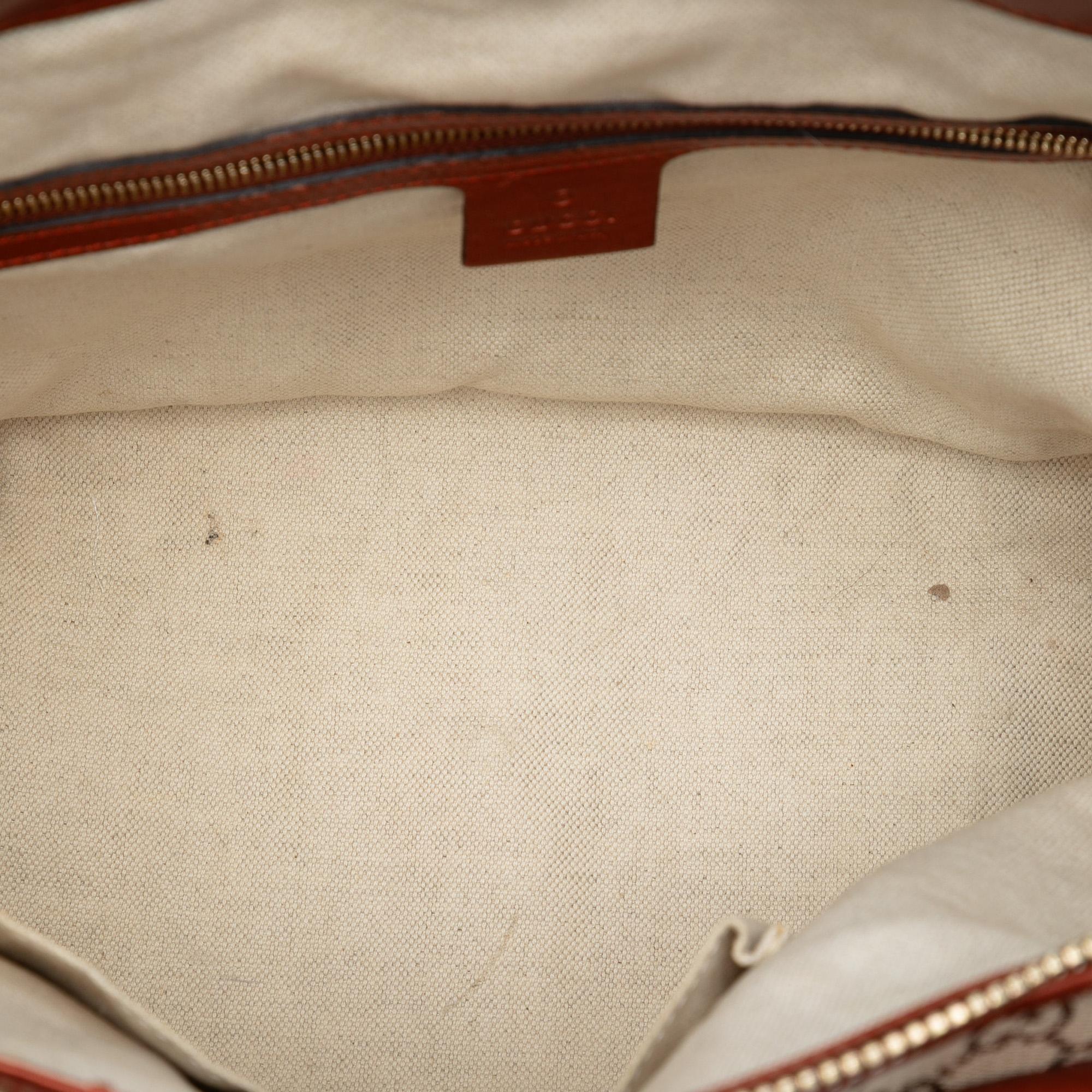 Gucci GG Canvas Heart Bit Satchel