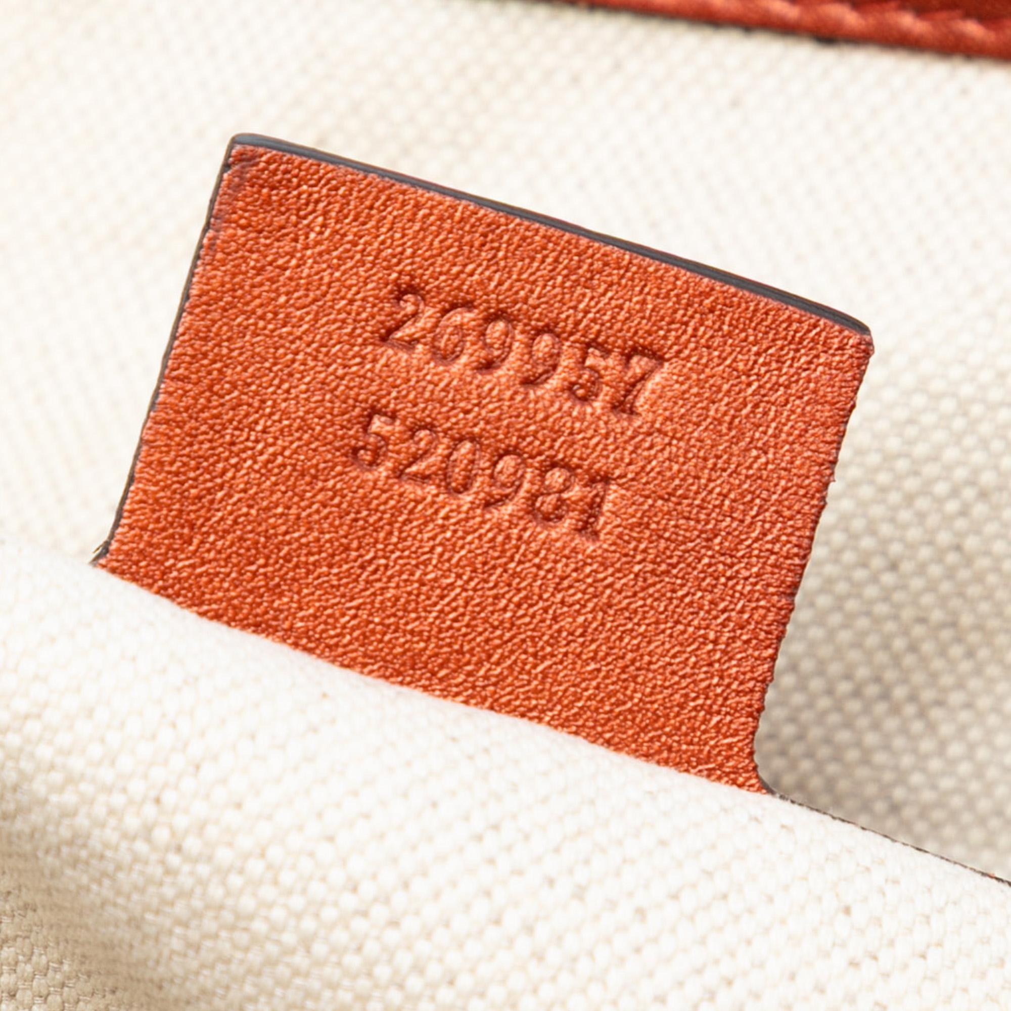 Gucci GG Canvas Heart Bit Satchel