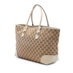 Gucci GG Canvas Heart Bit Tote