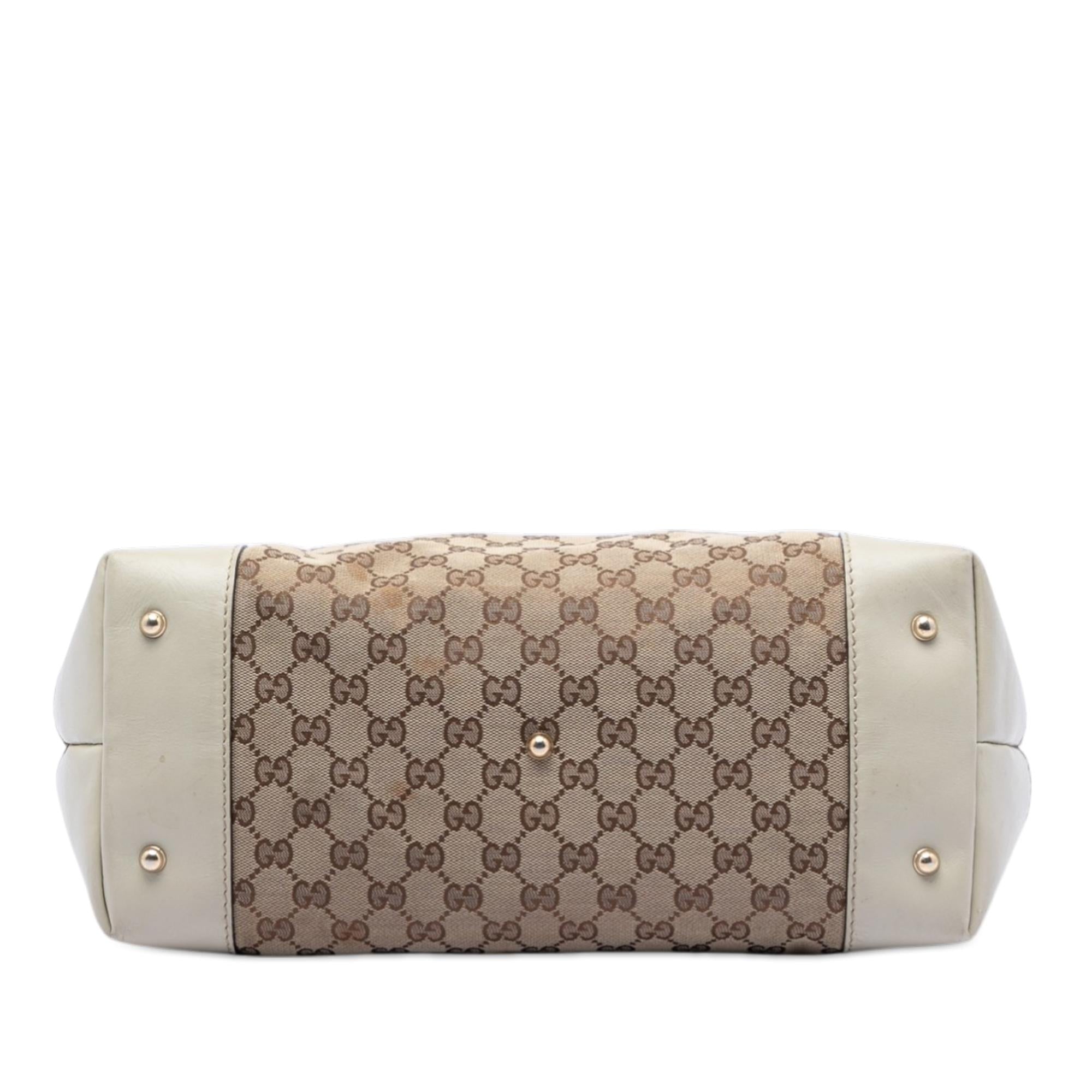 Gucci GG Canvas Heart Bit Tote