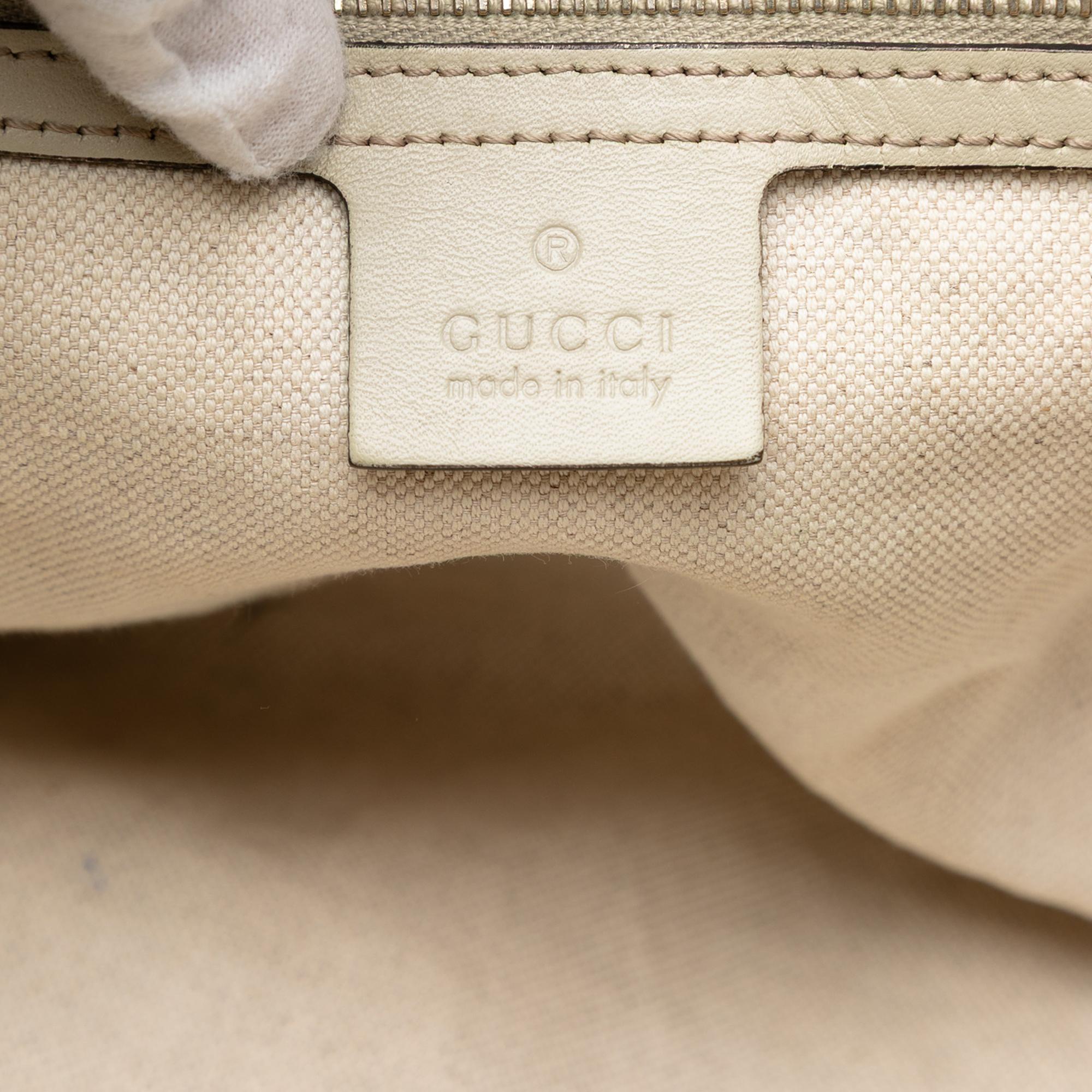 Gucci GG Canvas Heart Bit Tote