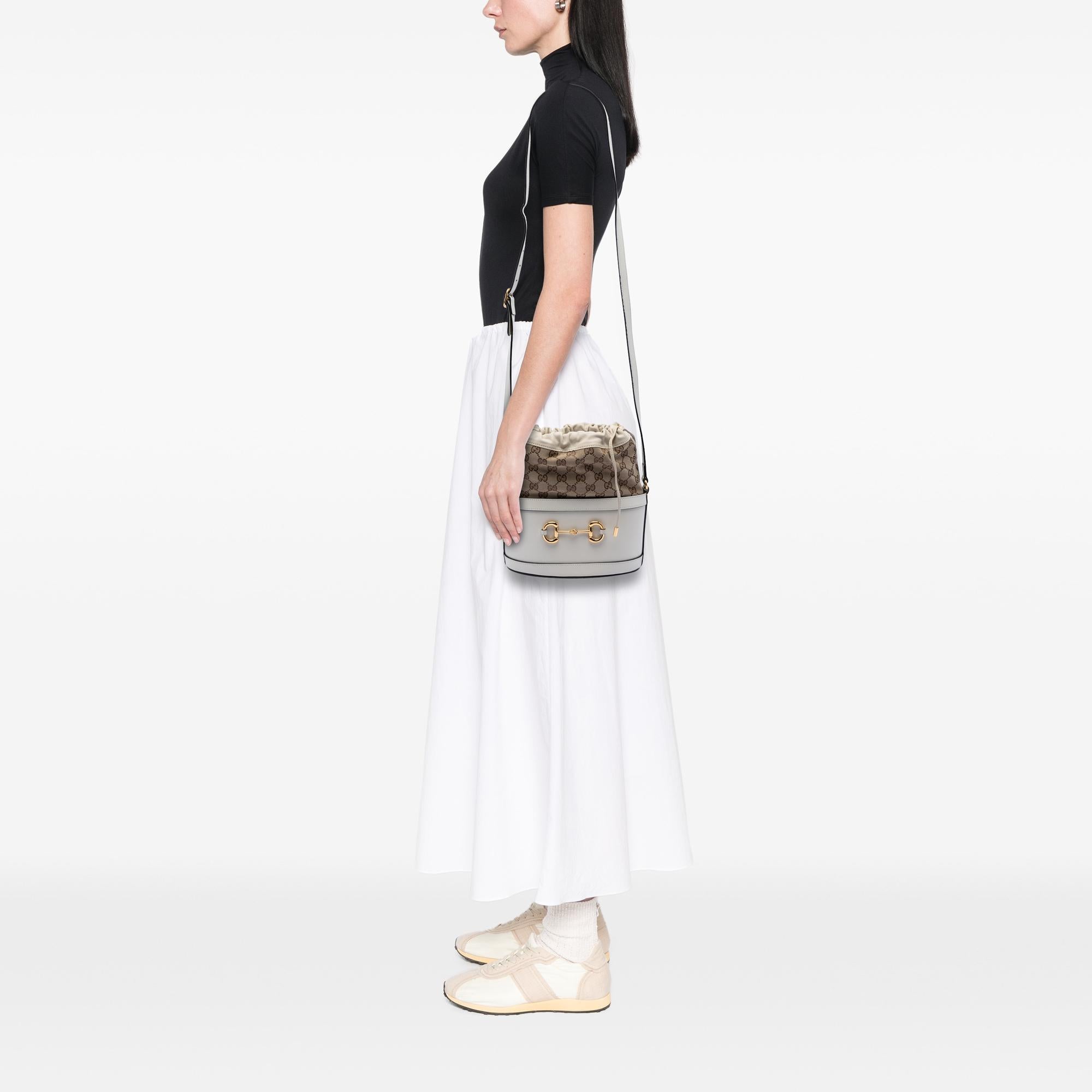 Gucci GG Canvas Horsebit 1955 Bucket Bag