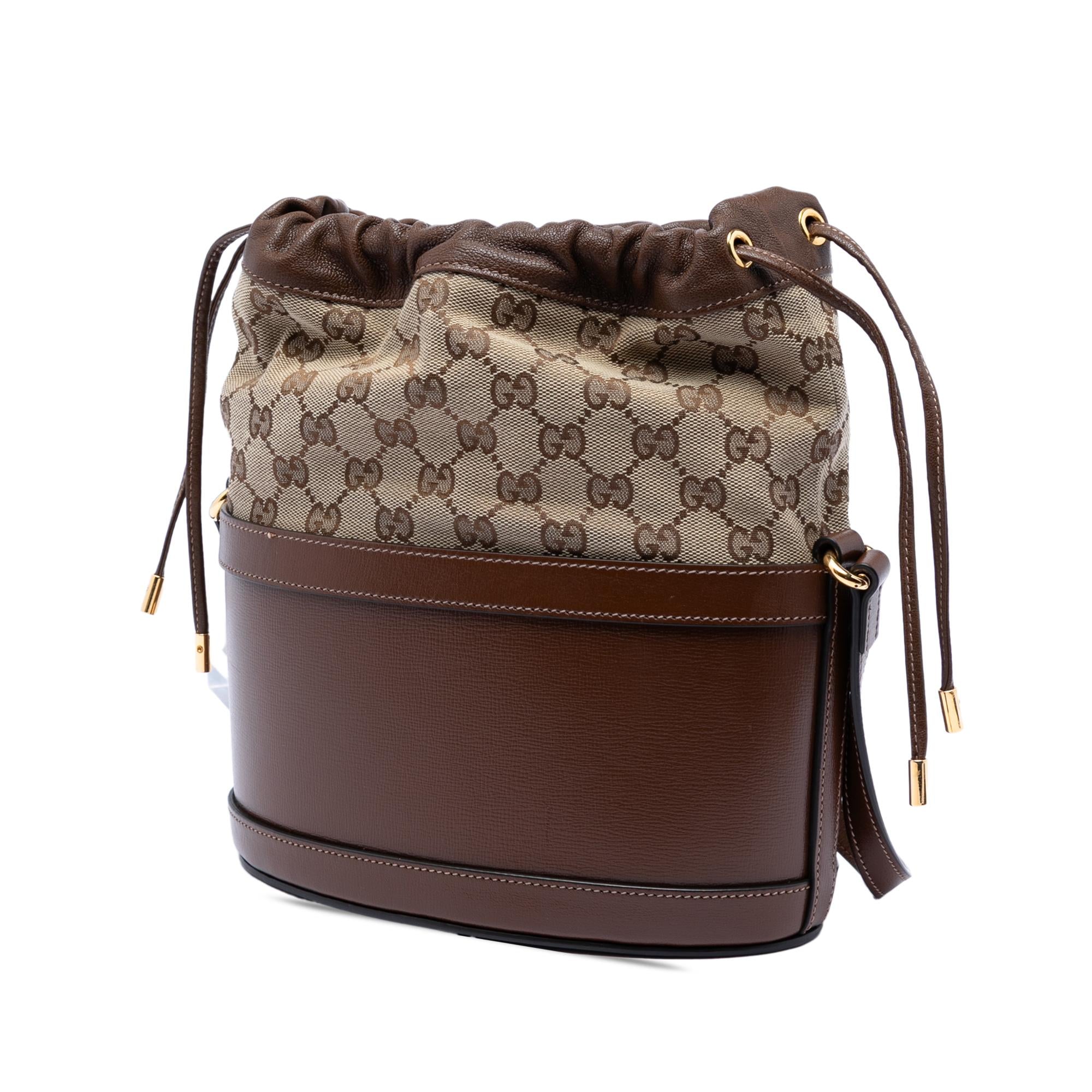 Gucci GG Canvas Horsebit 1955 Bucket Bag