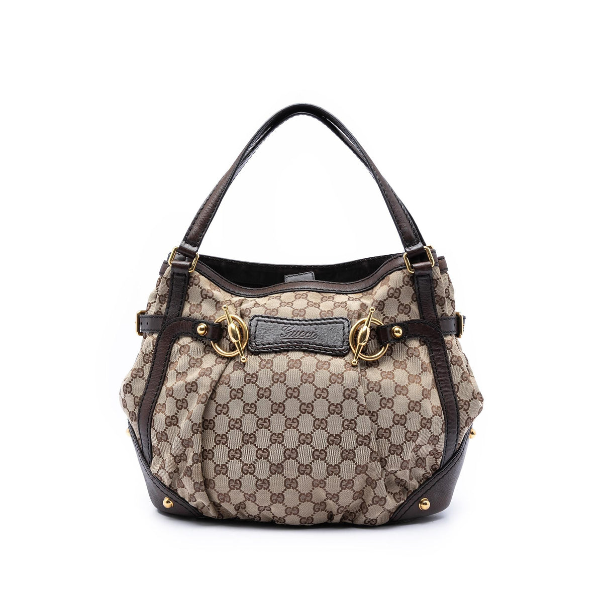 Gucci GG Canvas Jockey Shoulder Bag