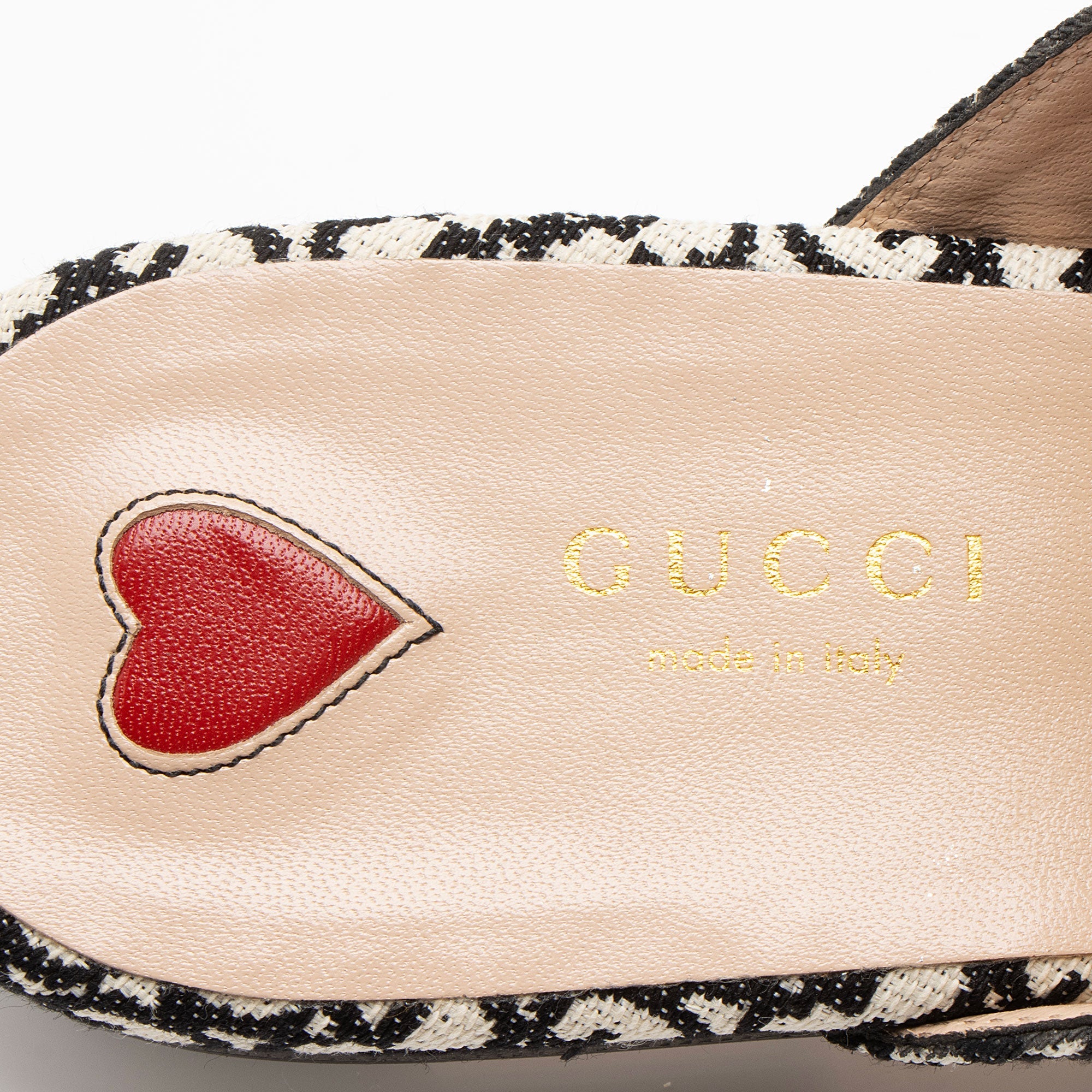 Gucci GG Canvas Princetown Mules - Size 8.5 / 38.5