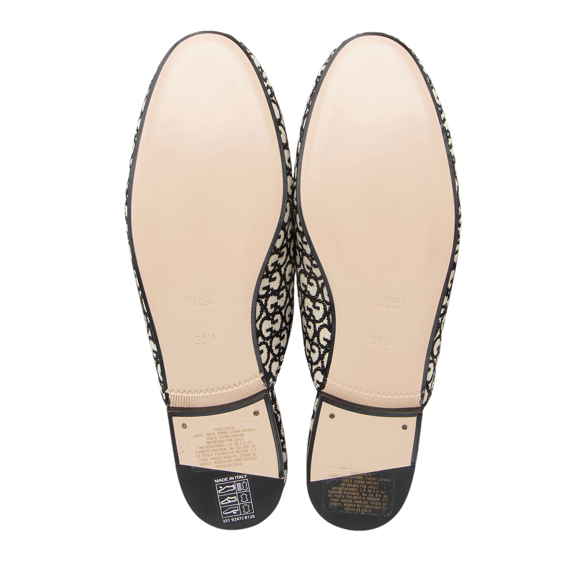 Gucci GG Canvas Princetown Mules - Size 8.5 / 38.5