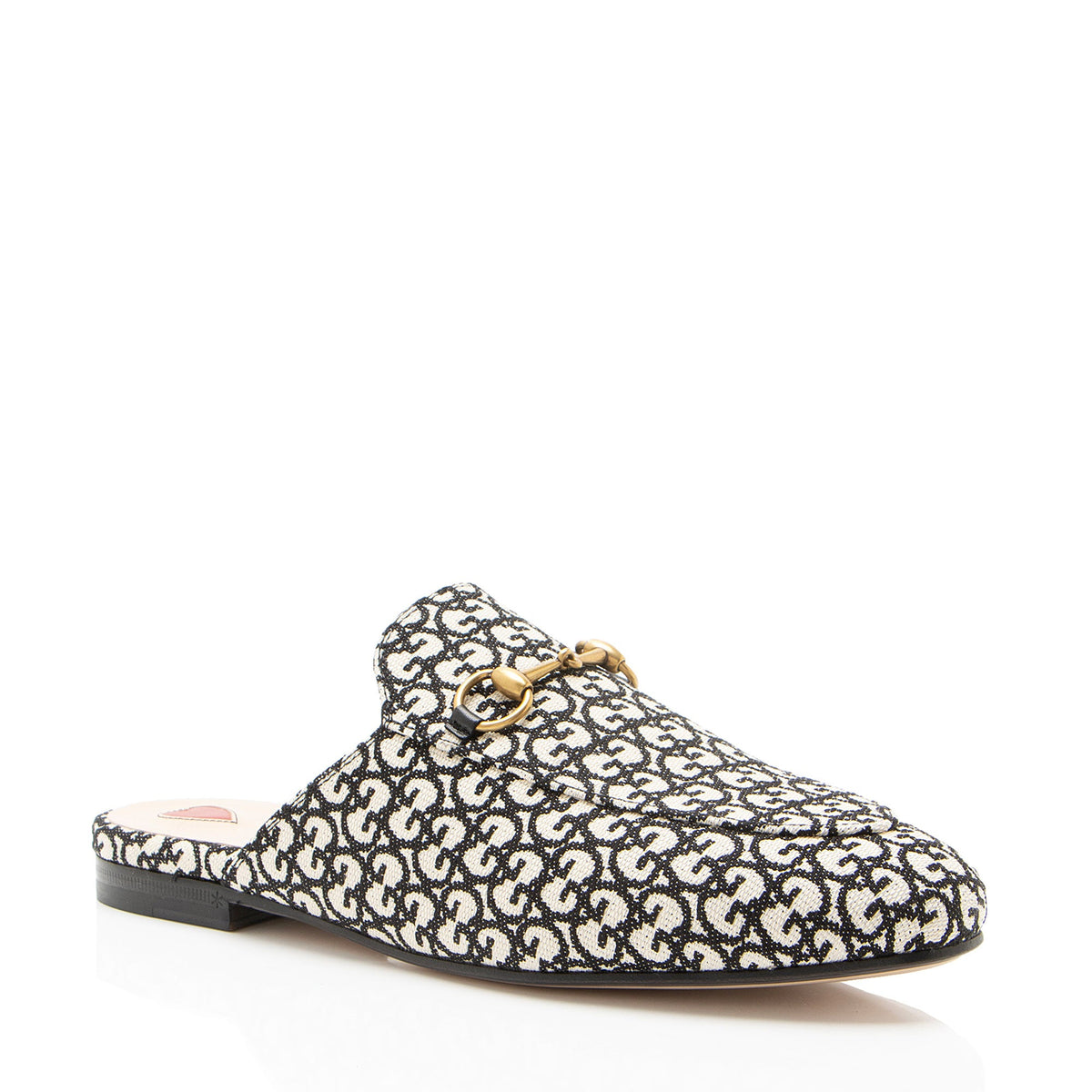 Gucci GG Canvas Princetown Mules - Size 8.5 / 38.5