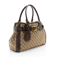 Gucci GG Canvas Running Medium Tote