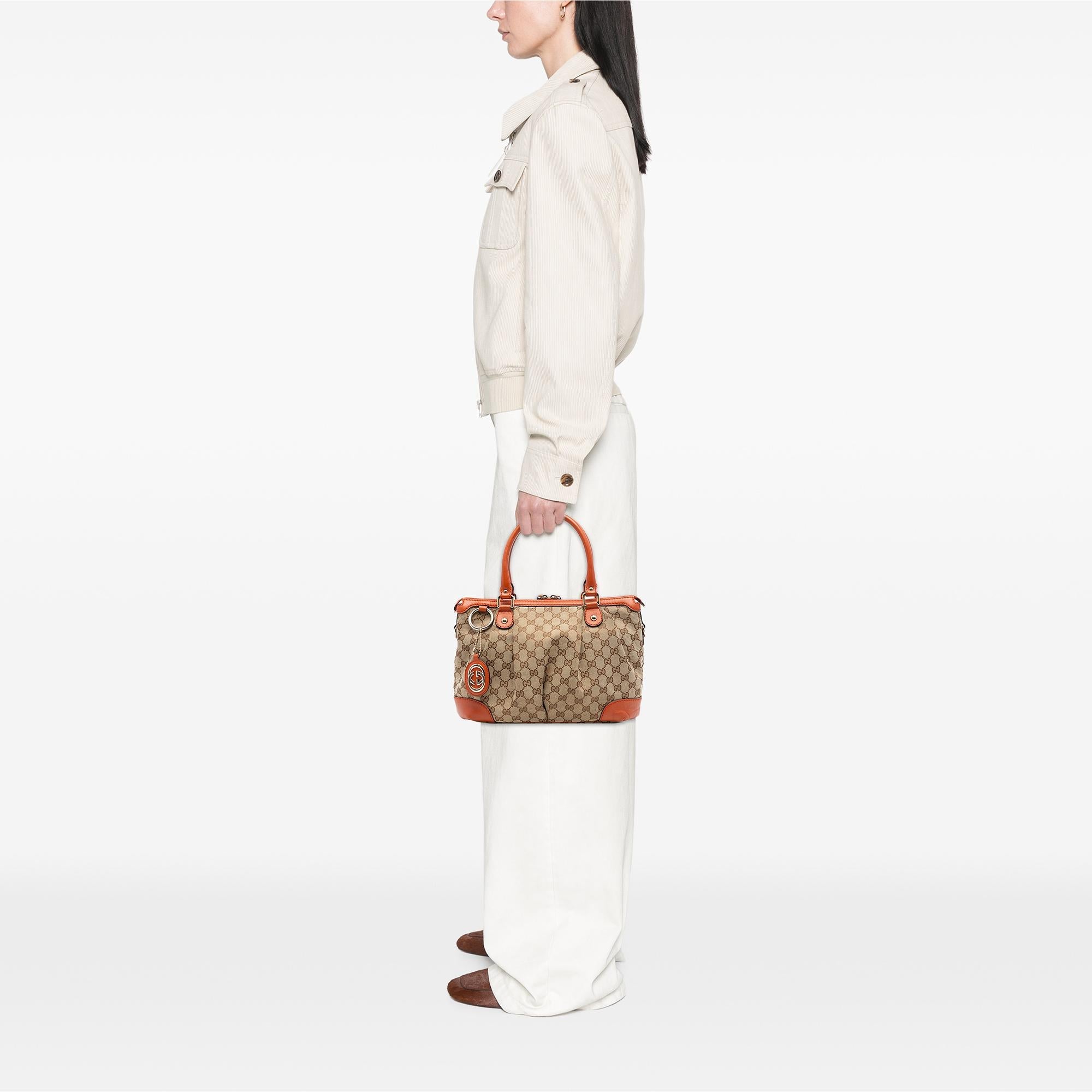 Gucci GG Canvas Sukey Satchel