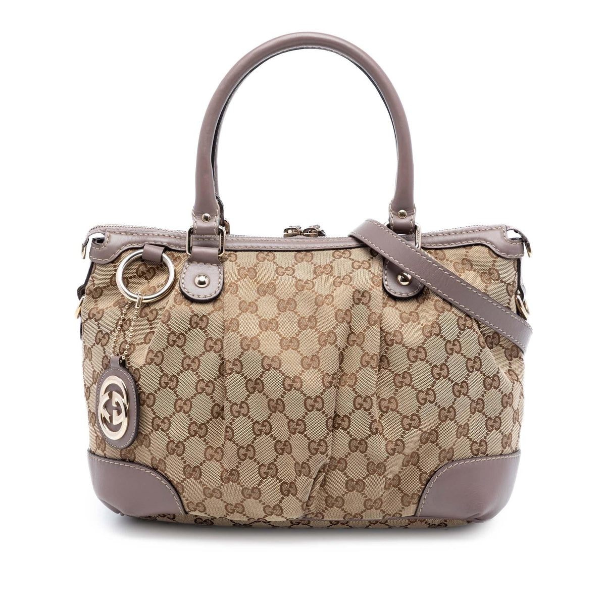 Gucci GG Canvas Sukey Satchel