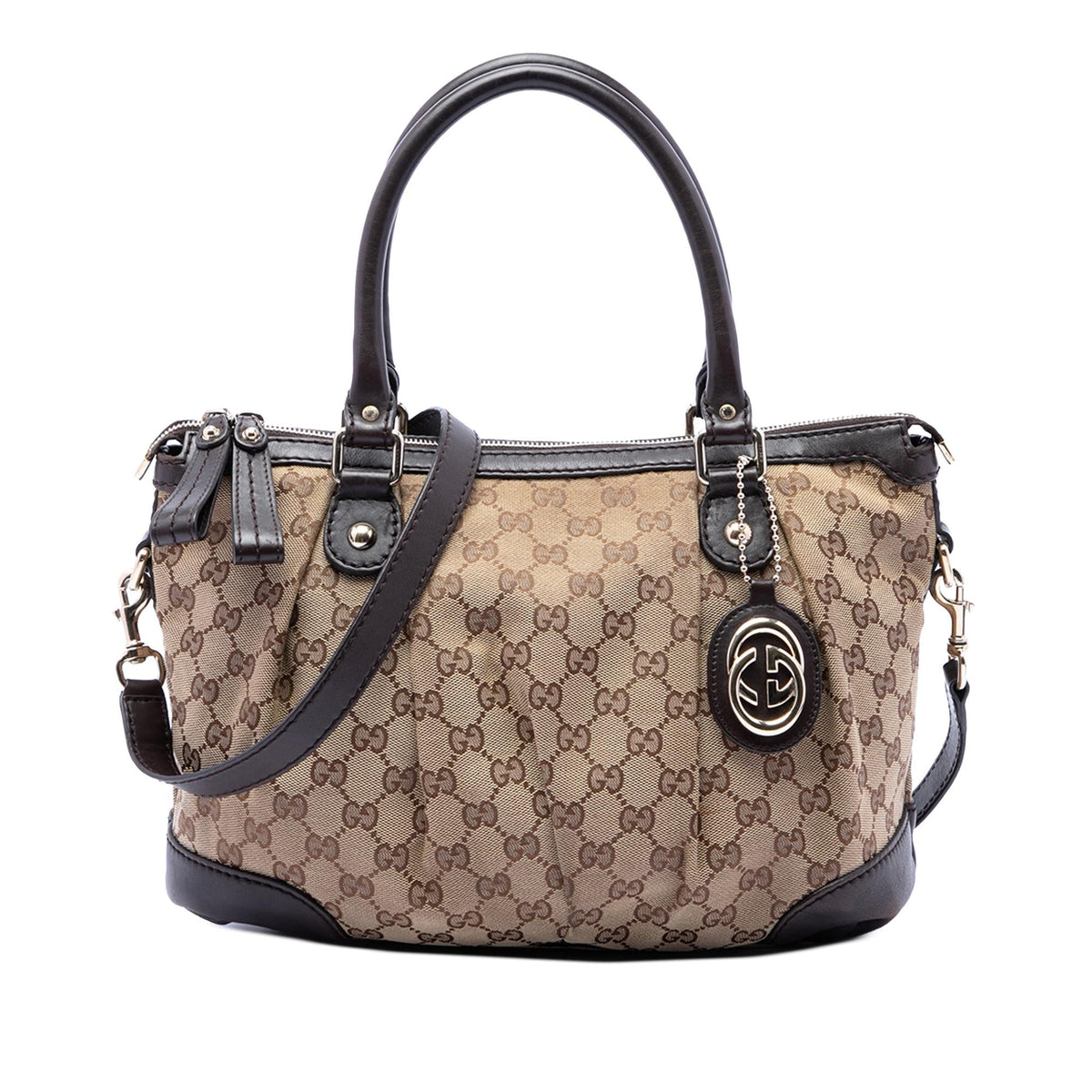Gucci GG Canvas Sukey Satchel
