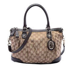 Gucci GG Canvas Sukey Satchel