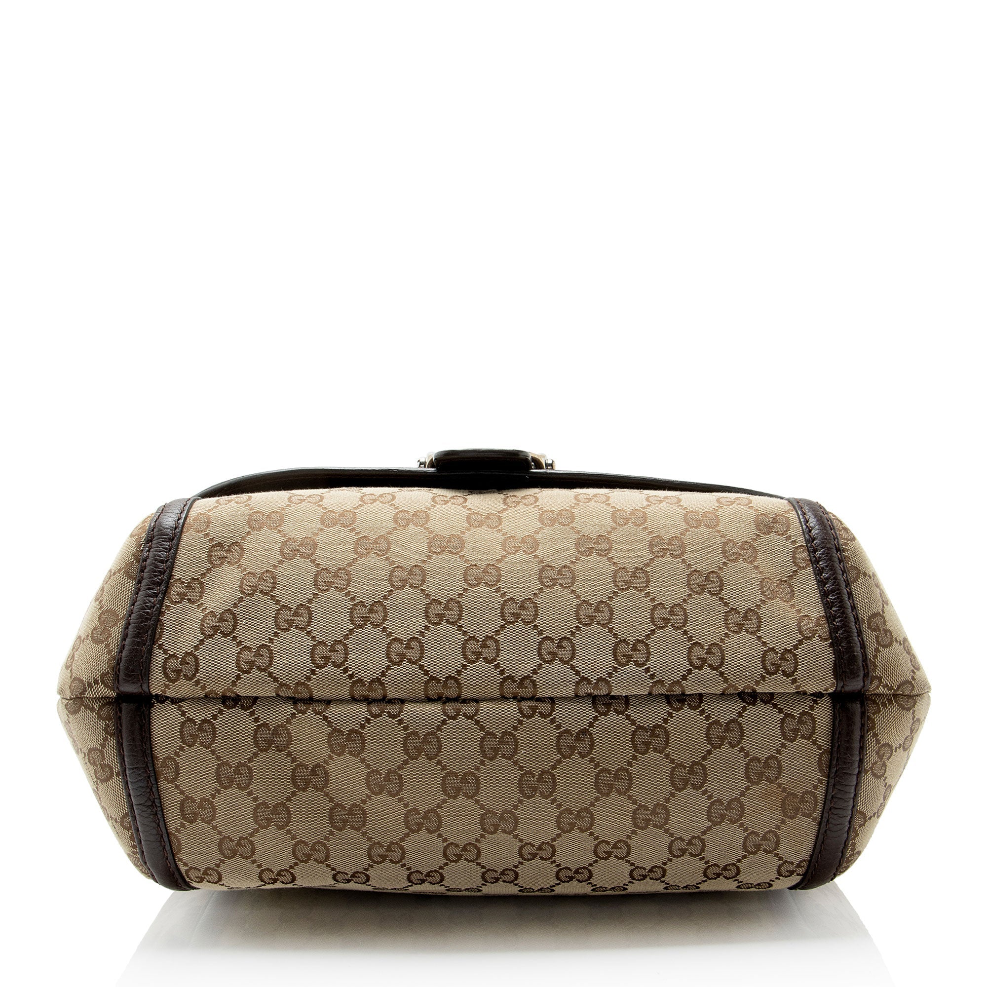 Gucci GG Canvas Techno Horsebit Flap Shoulder Bag