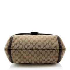 Gucci GG Canvas Techno Horsebit Flap Shoulder Bag