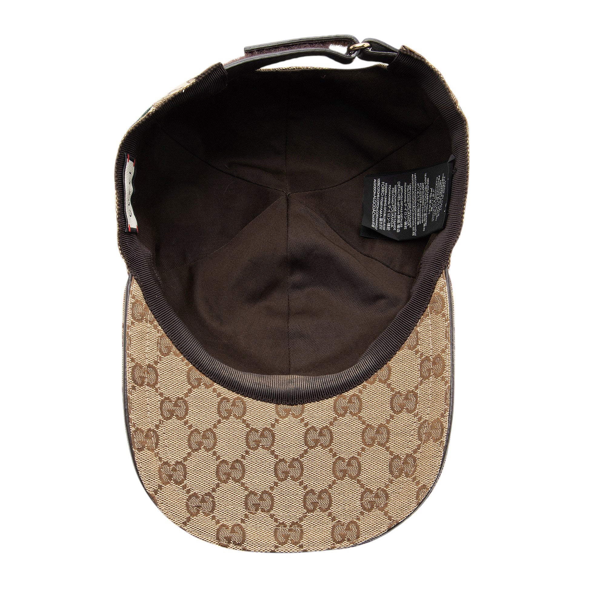Gucci GG Canvas Web Baseball Hat - Size M