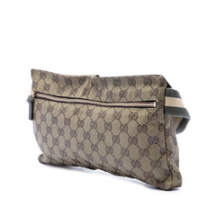 Gucci GG Canvas Web Double Pocket Belt Bag
