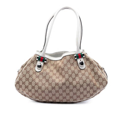 Gucci GG Canvas Web Match Ball Tote