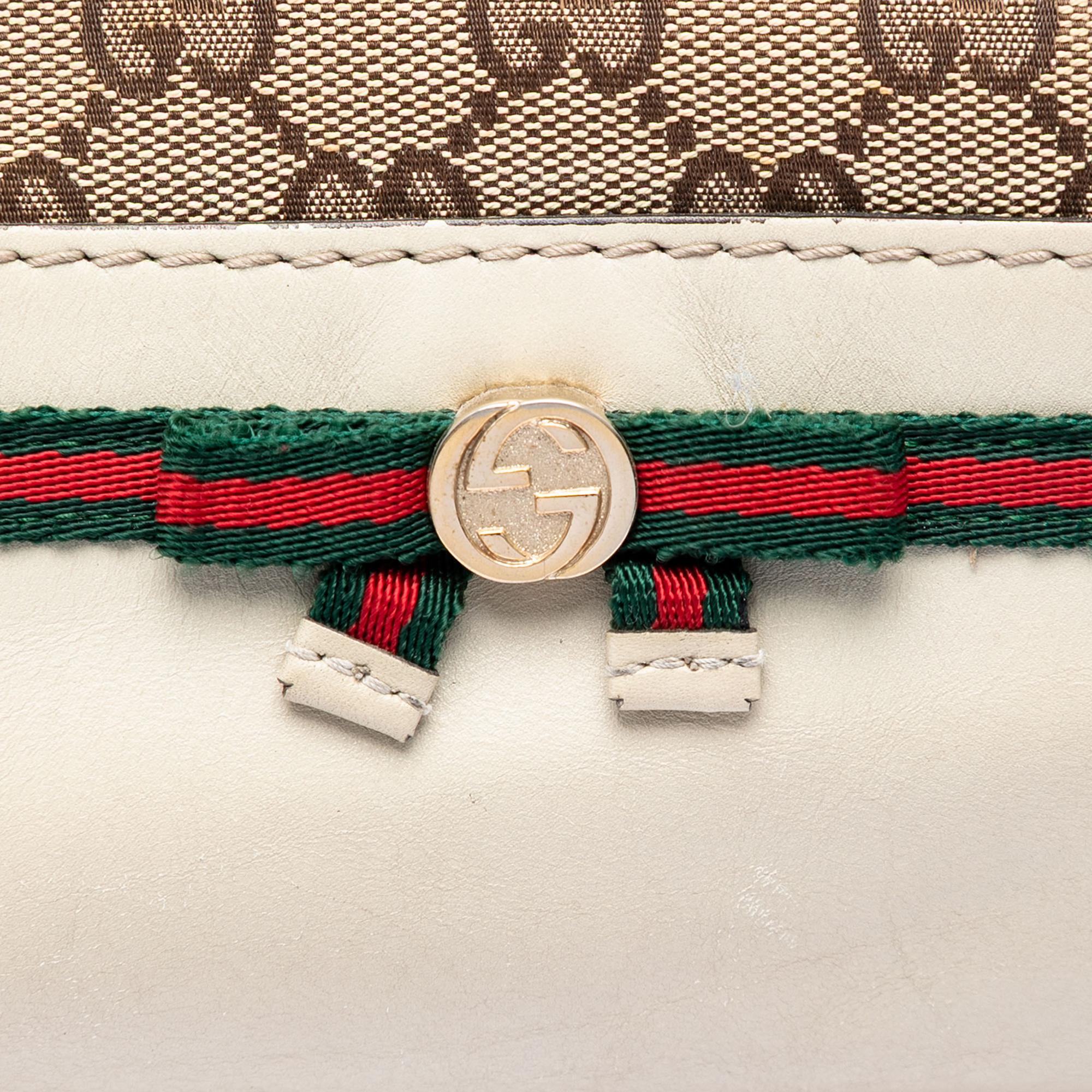 Gucci GG Canvas Web Mayfair Satchel