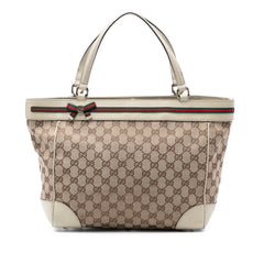 Gucci GG Canvas Web Mayfair Tote