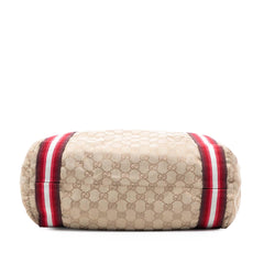 Gucci GG Canvas Web Tote