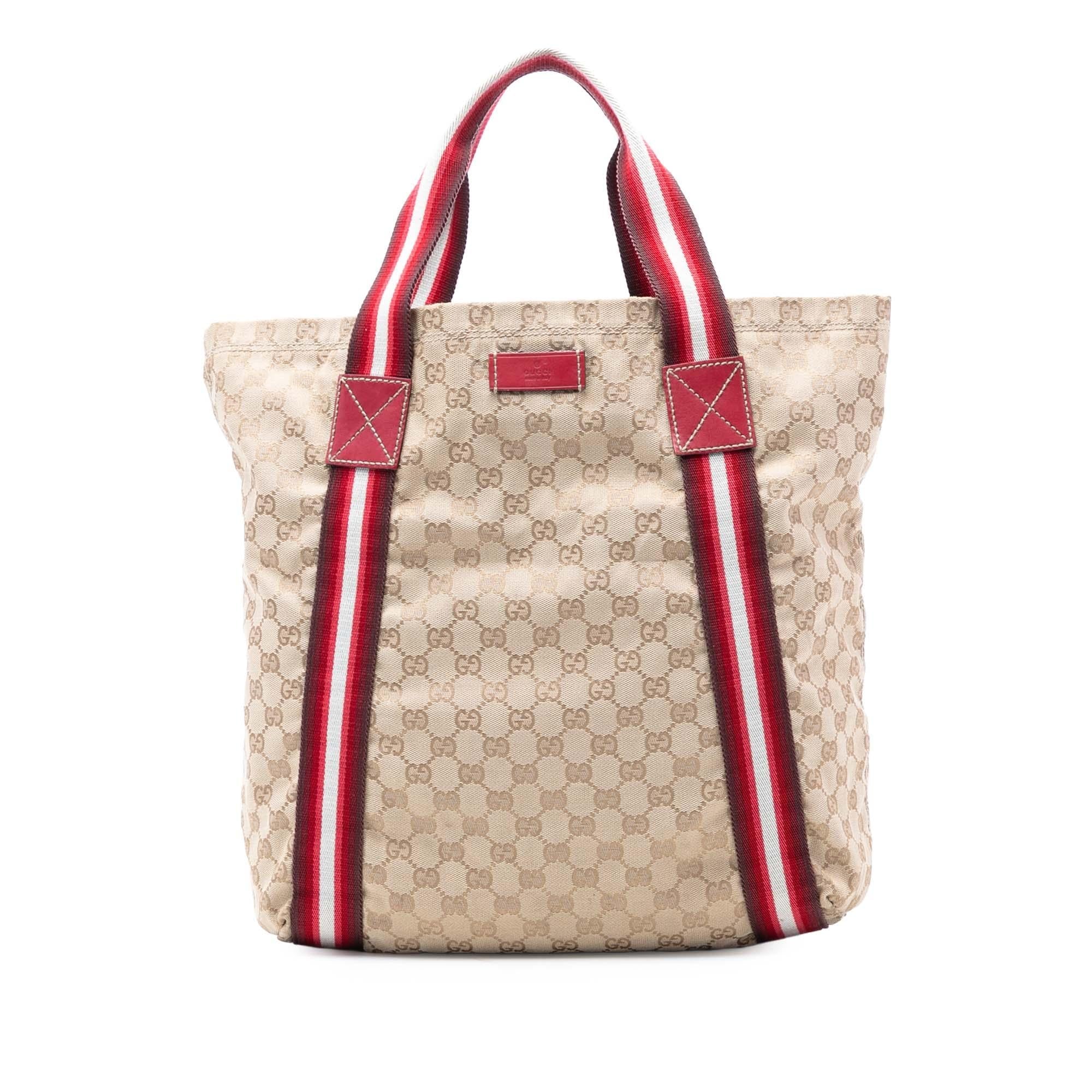 Gucci GG Canvas Web Tote