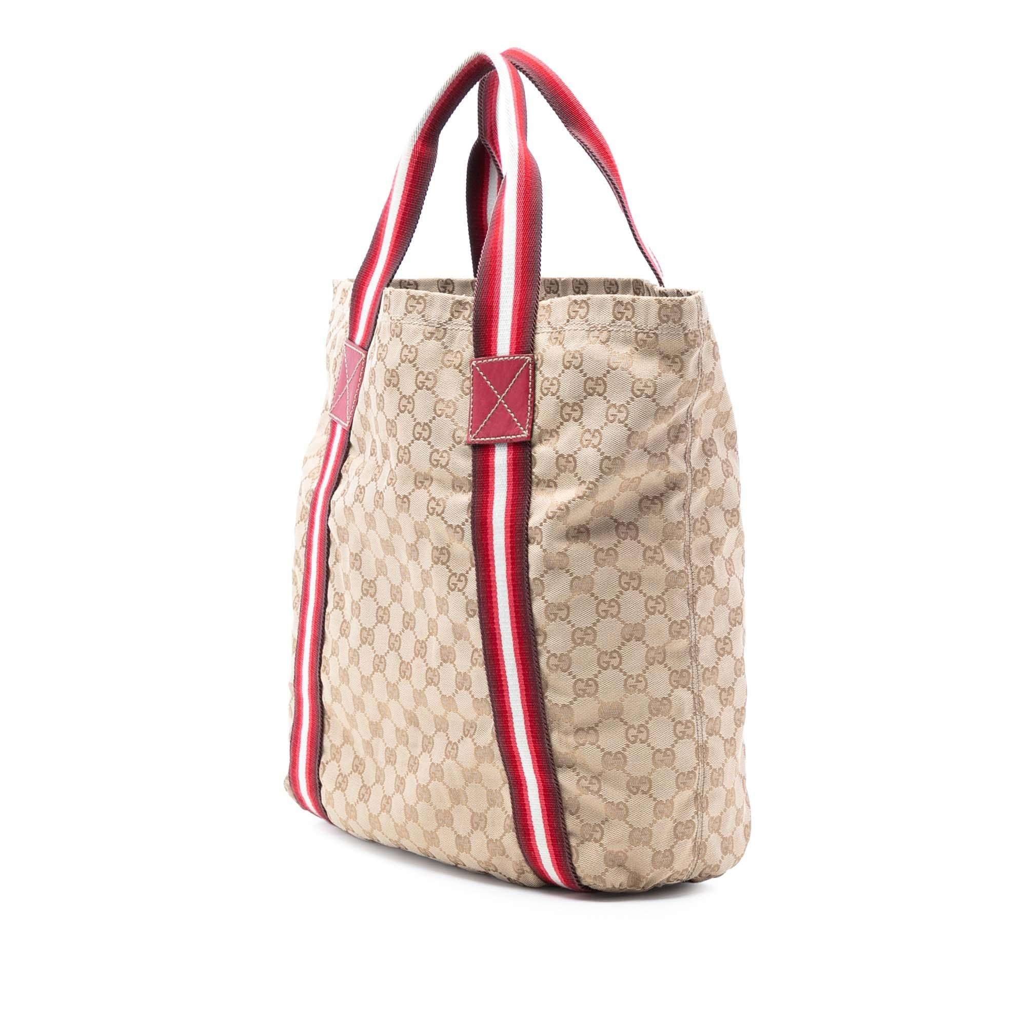 Gucci GG Canvas Web Tote