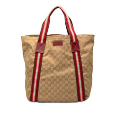 Gucci GG Canvas Web Tote