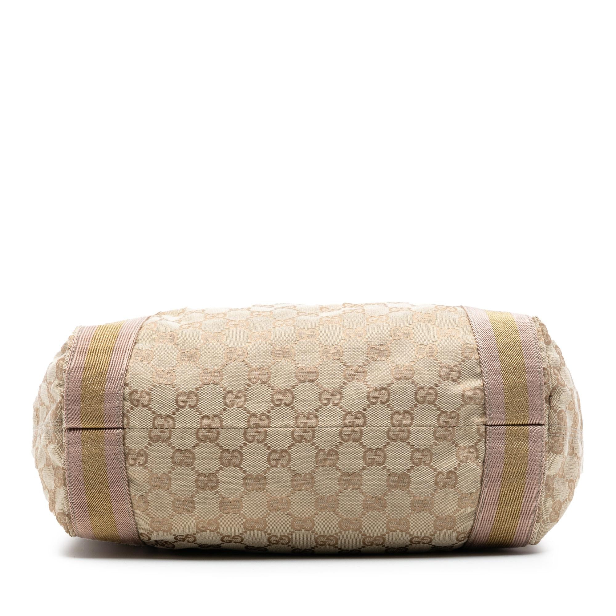 Gucci GG Canvas Web Tote