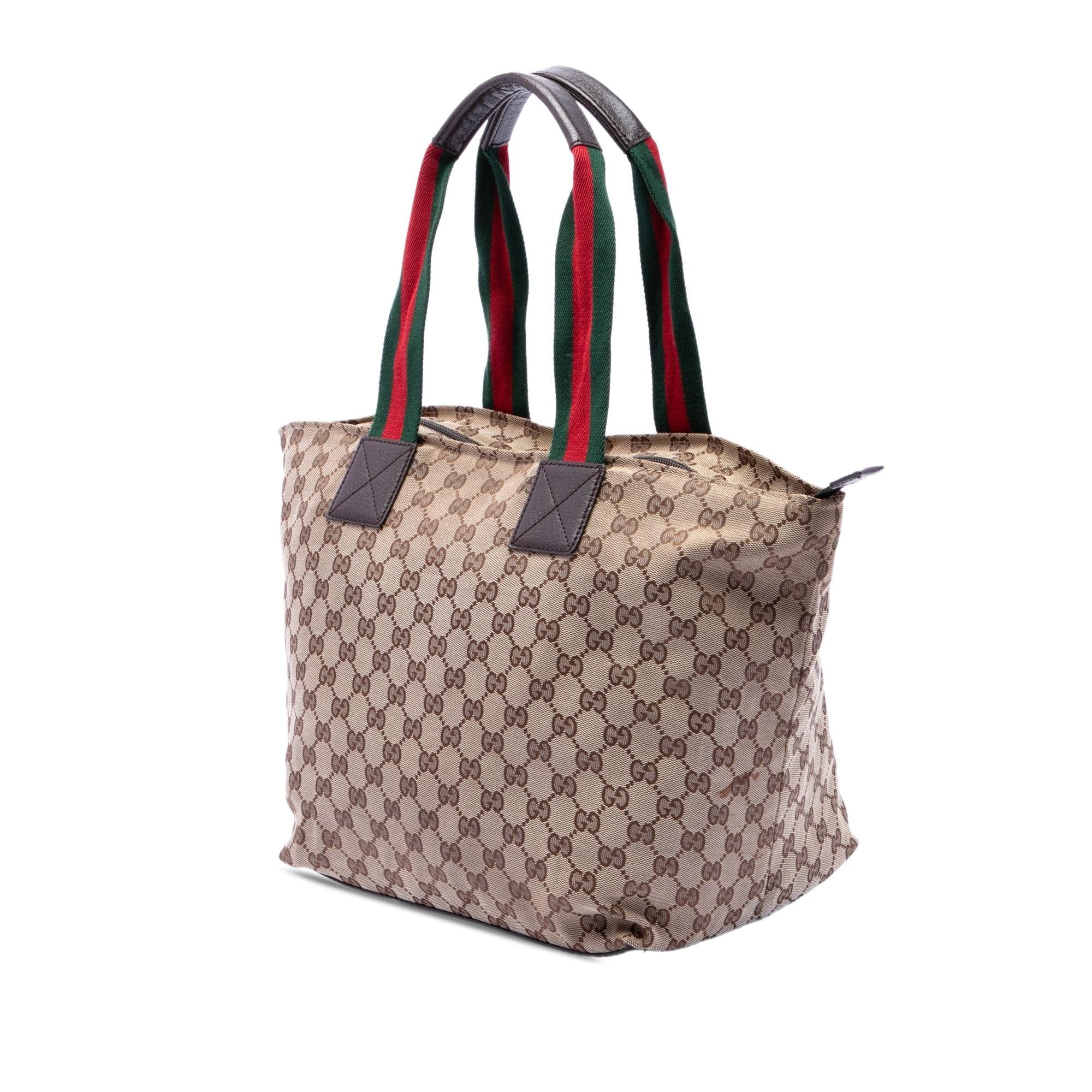 Gucci GG Canvas Web Tote
