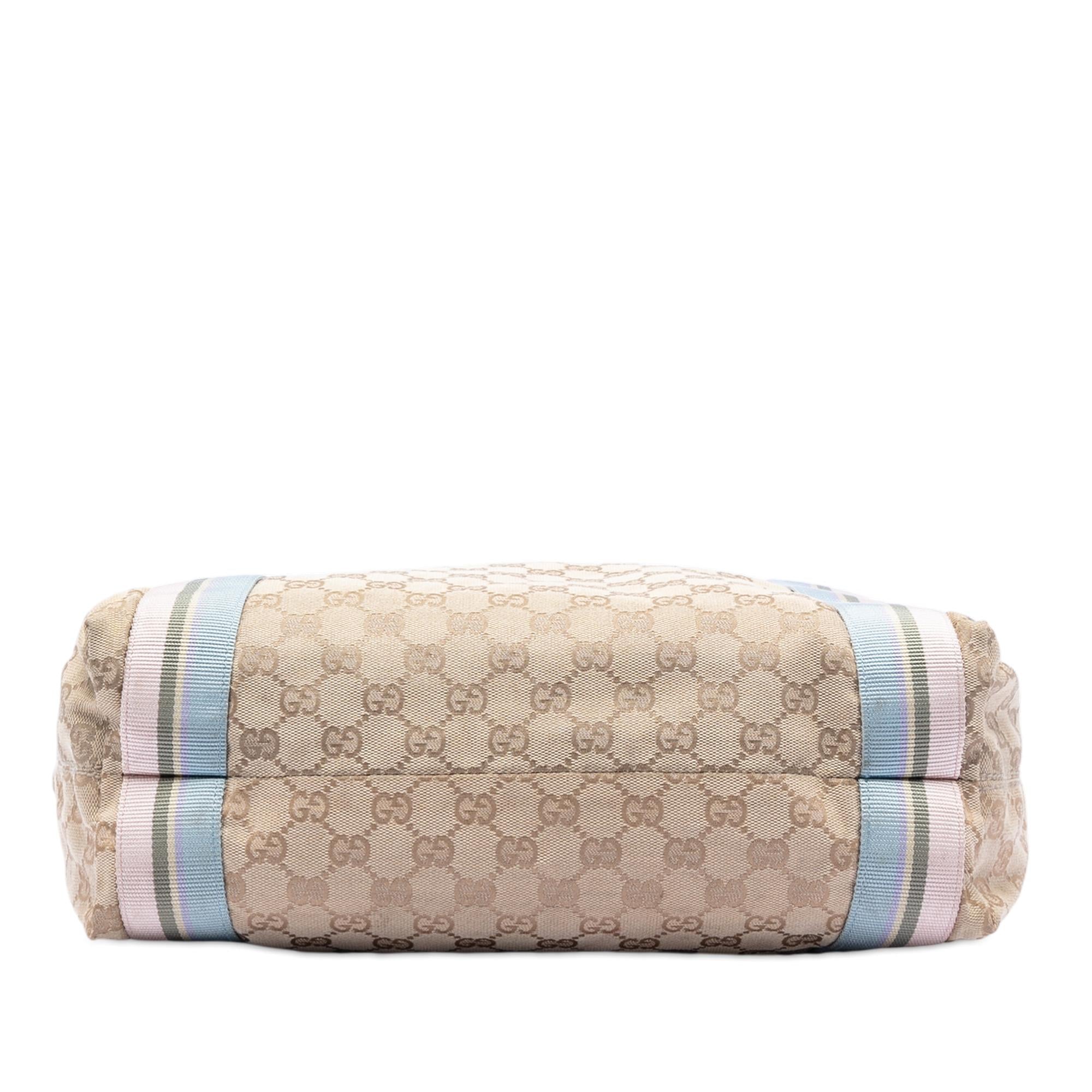 Gucci GG Canvas Web Tote