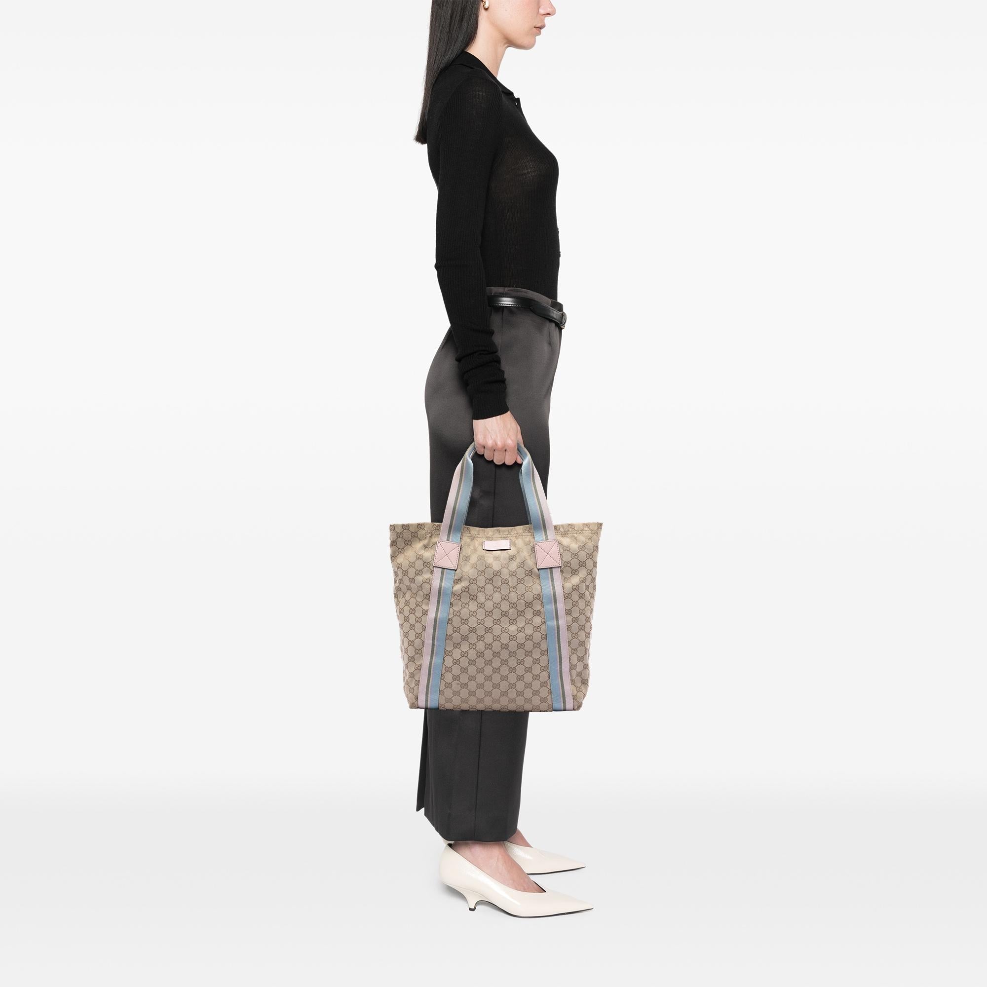 Gucci GG Canvas Web Tote