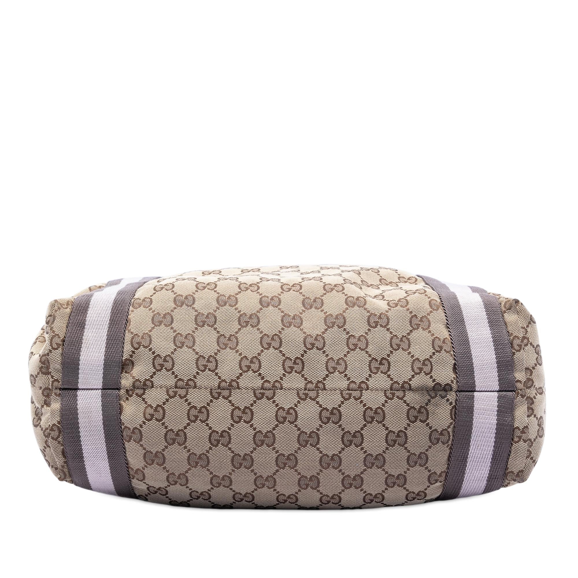 Gucci GG Canvas Web Tote