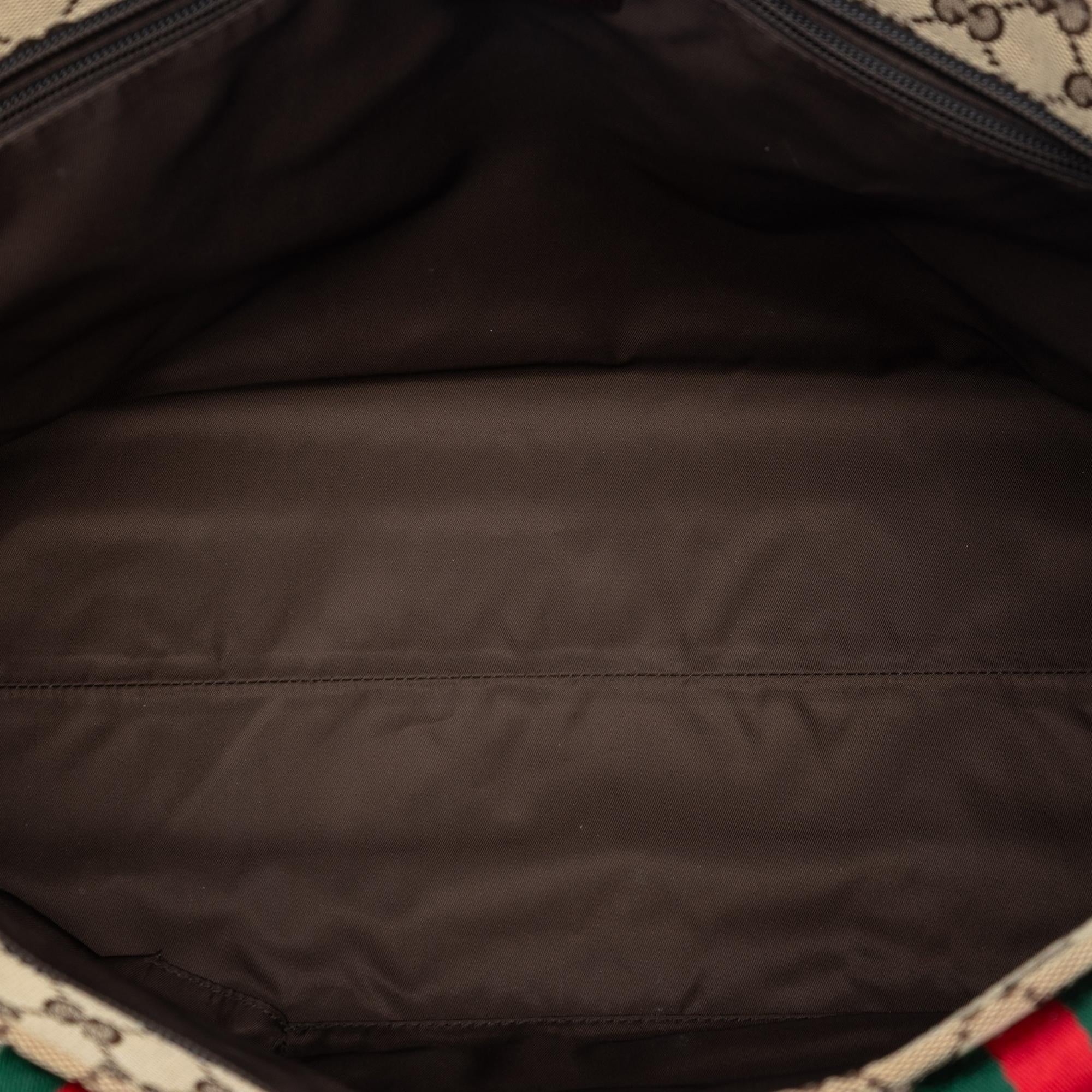 Gucci GG Canvas Web Tote