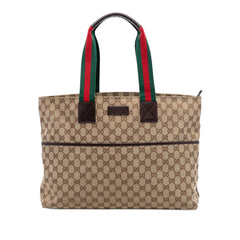 Gucci GG Canvas Web Tote