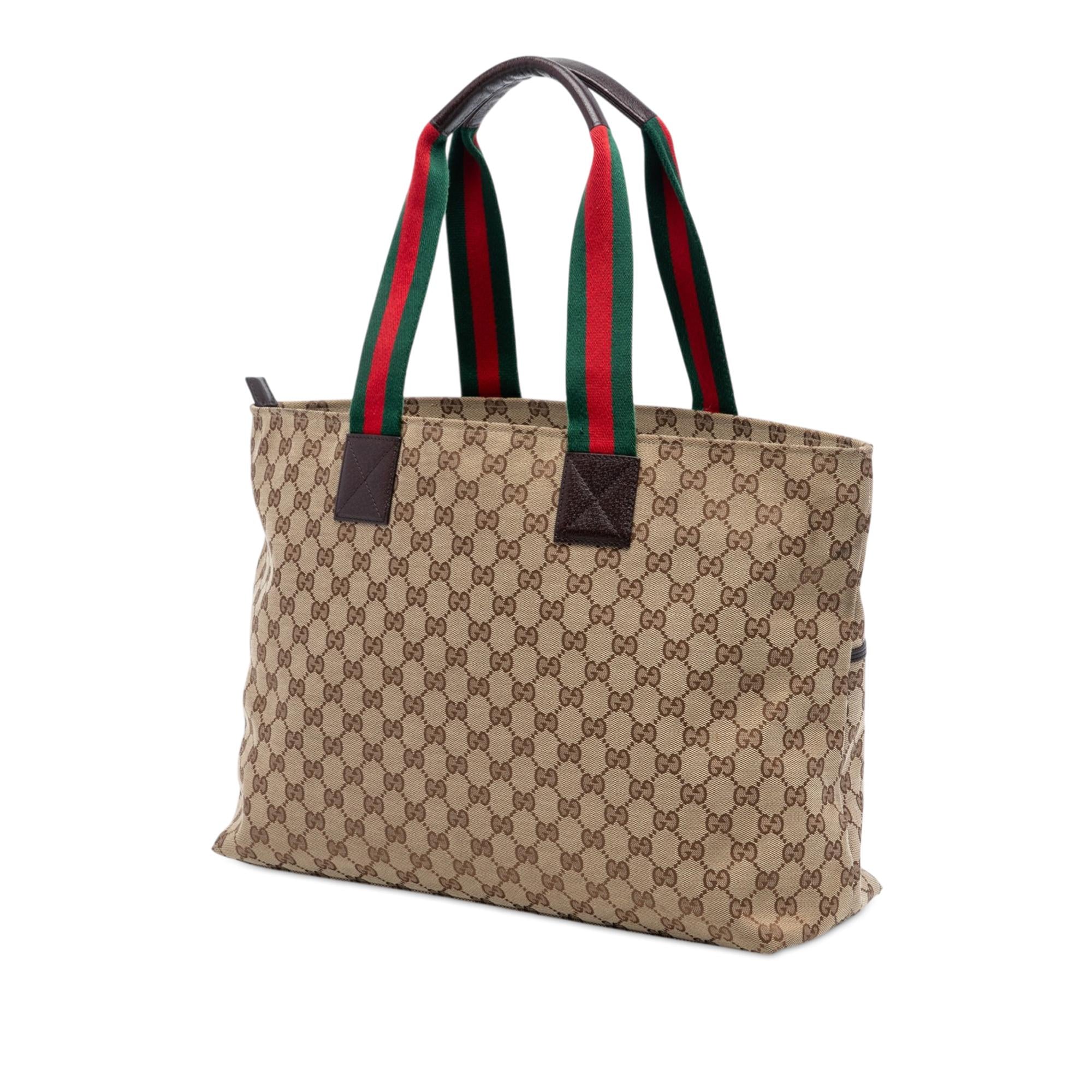 Gucci GG Canvas Web Tote