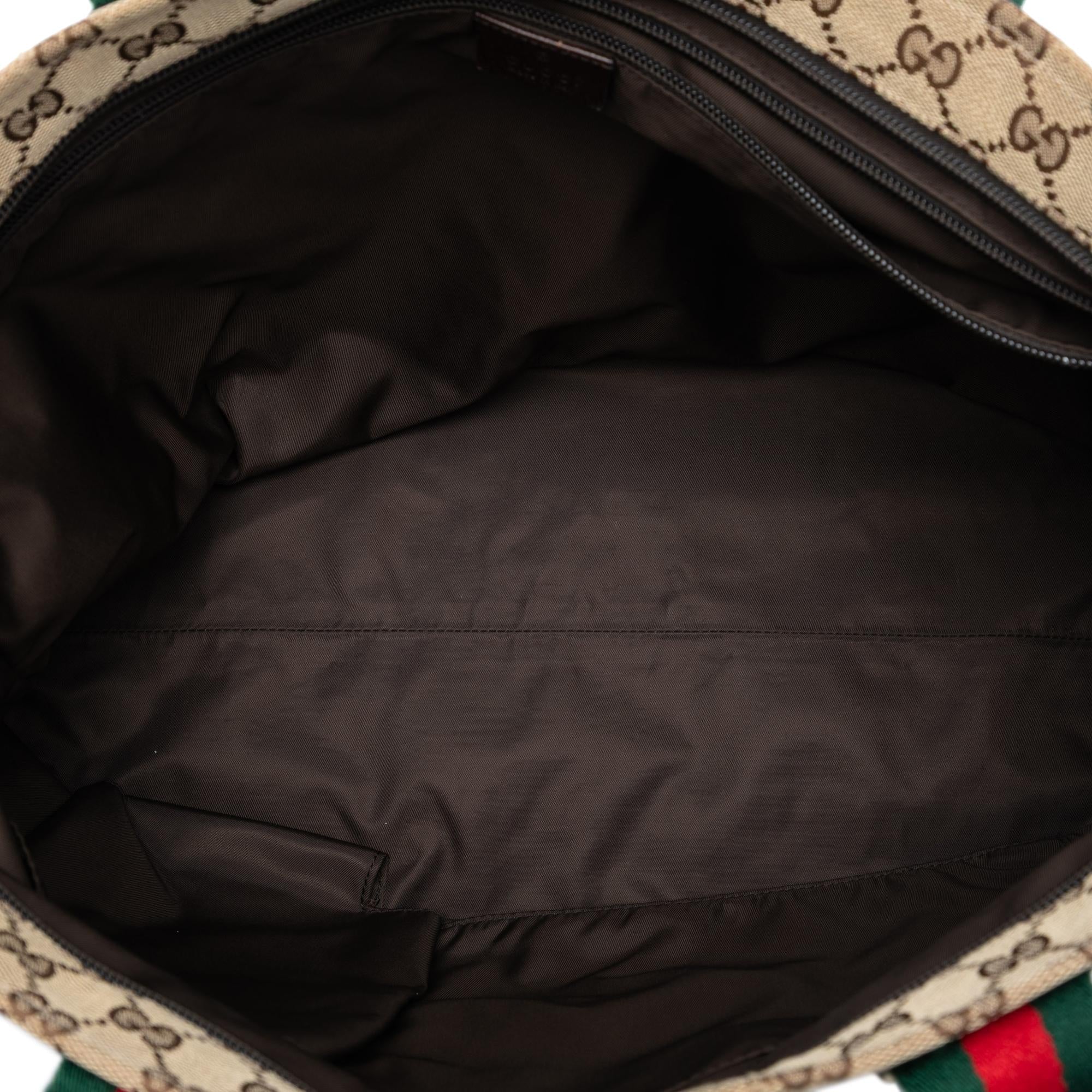 Gucci GG Canvas Web Tote