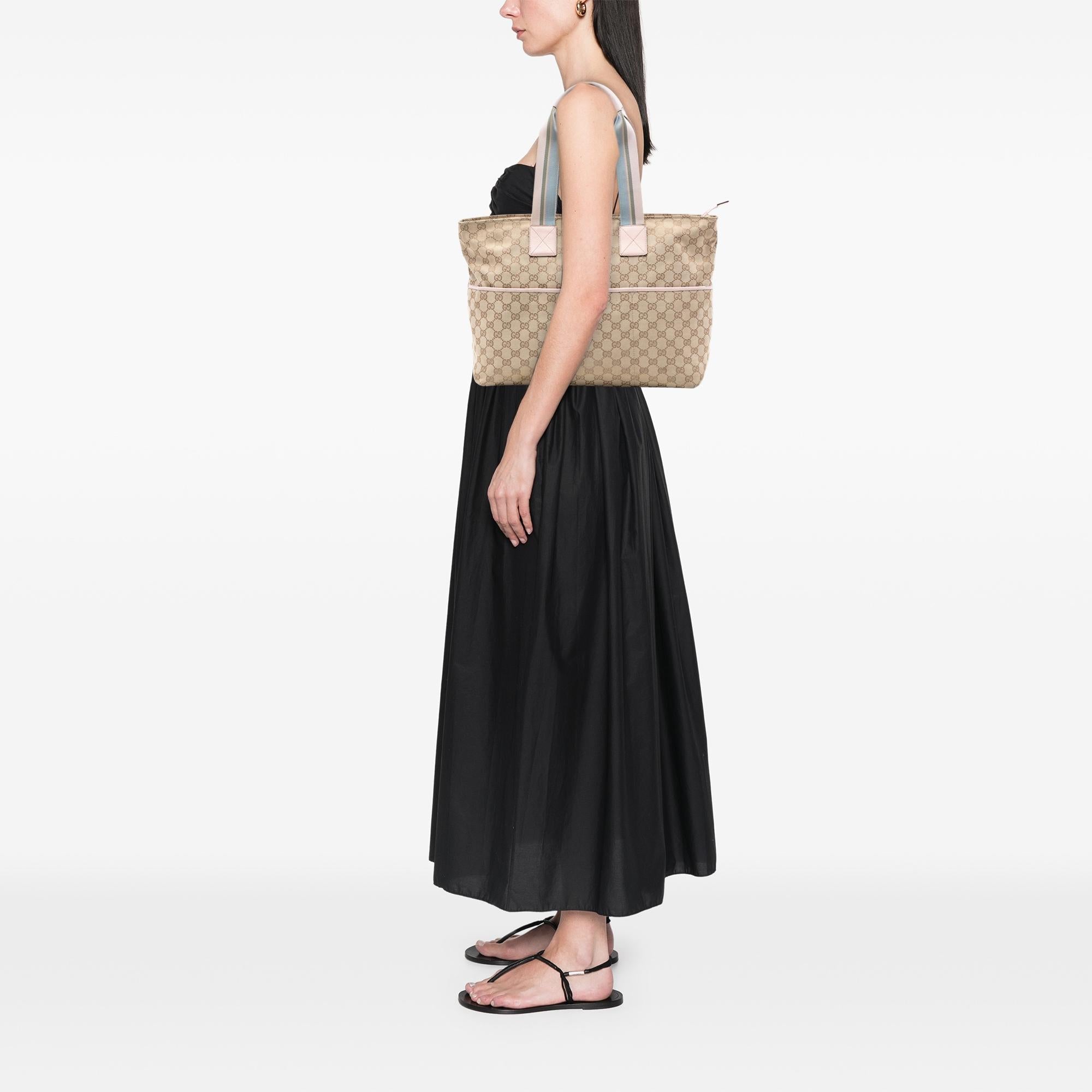 Gucci GG Canvas Web Tote