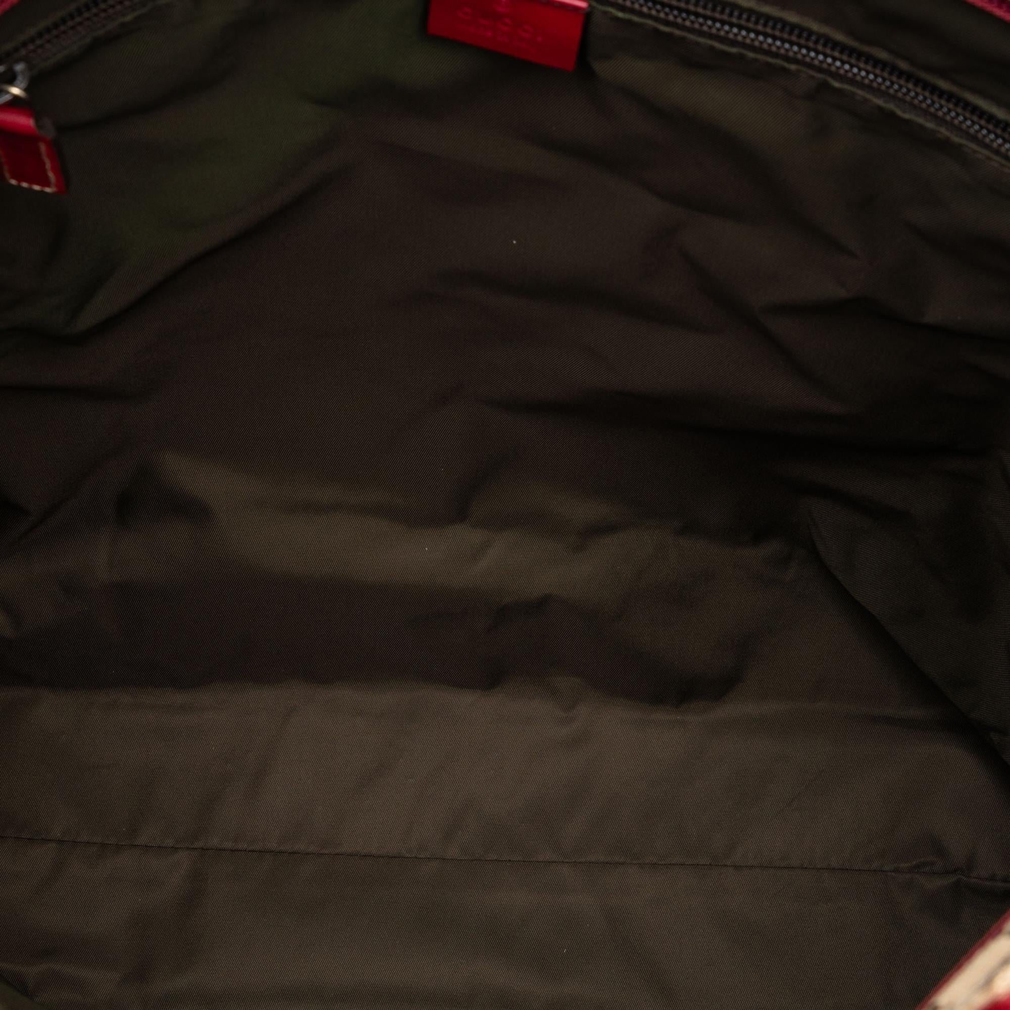 Gucci GG Canvas Web Vertical Tote