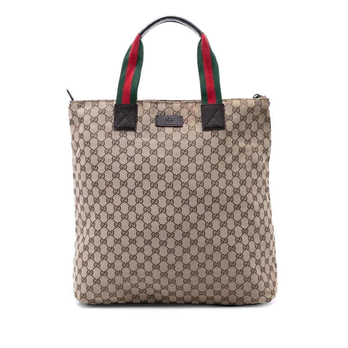 Gucci GG Canvas Web Vertical Tote