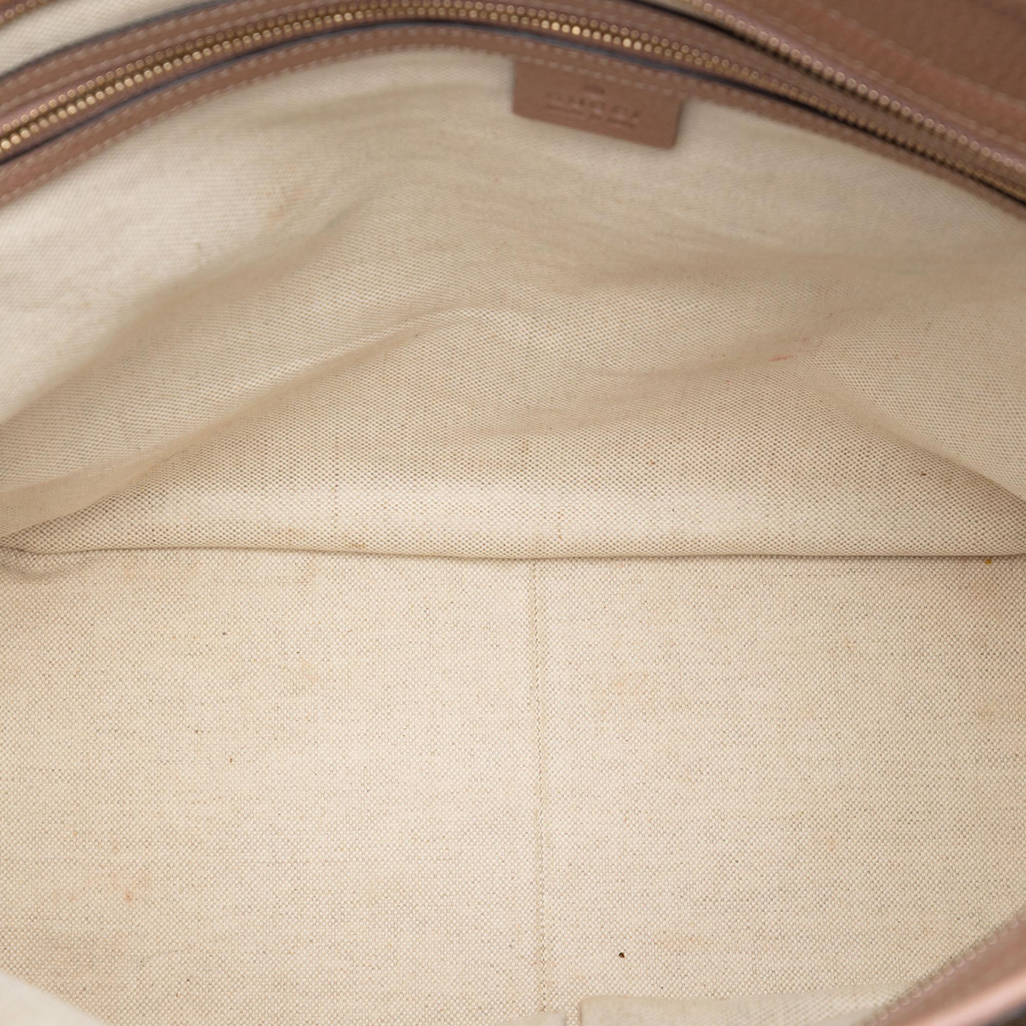 Gucci GG Canvas and Leather Bree Tote
