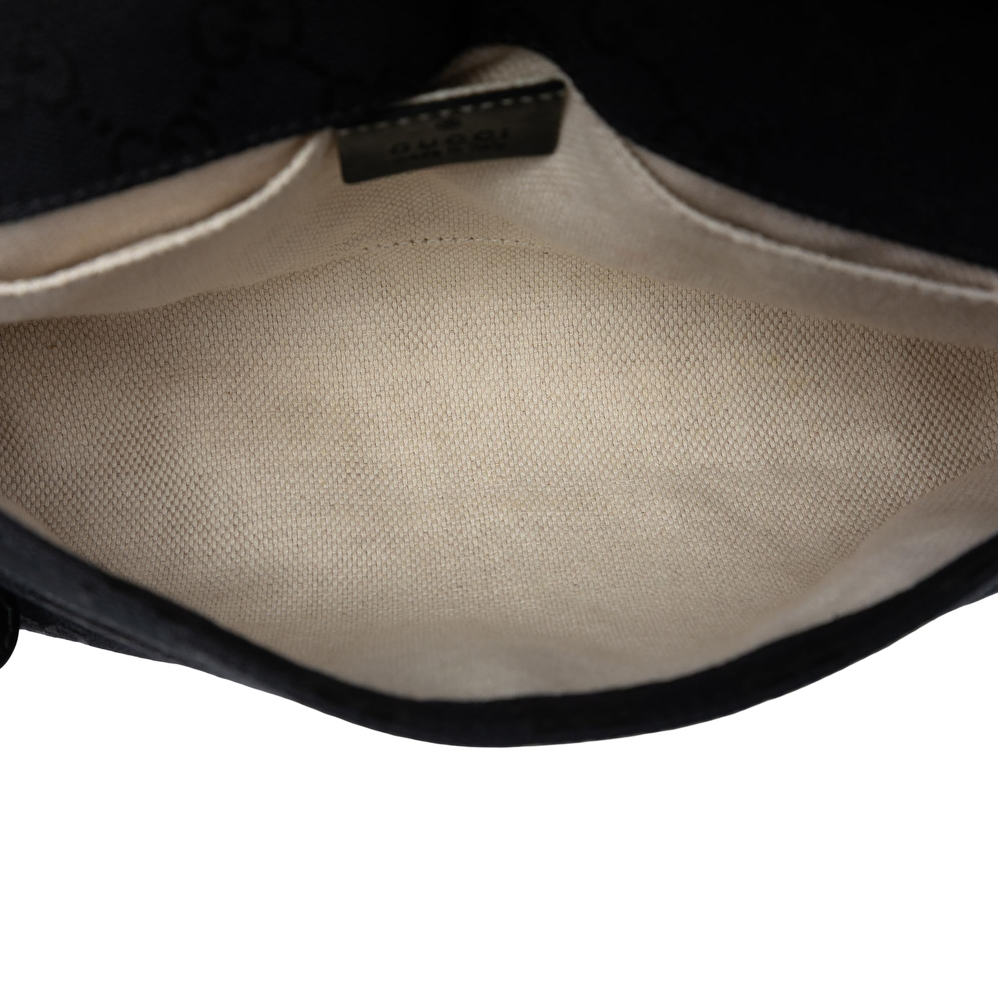 Gucci GG Canvas and Leather Web Belt Bag
