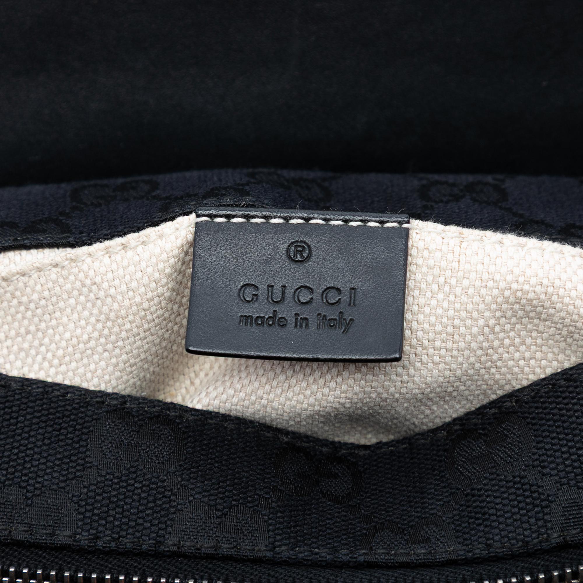 Gucci GG Canvas and Leather Web Belt Bag