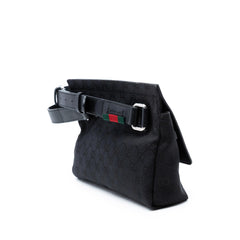 Gucci GG Canvas and Leather Web Belt Bag