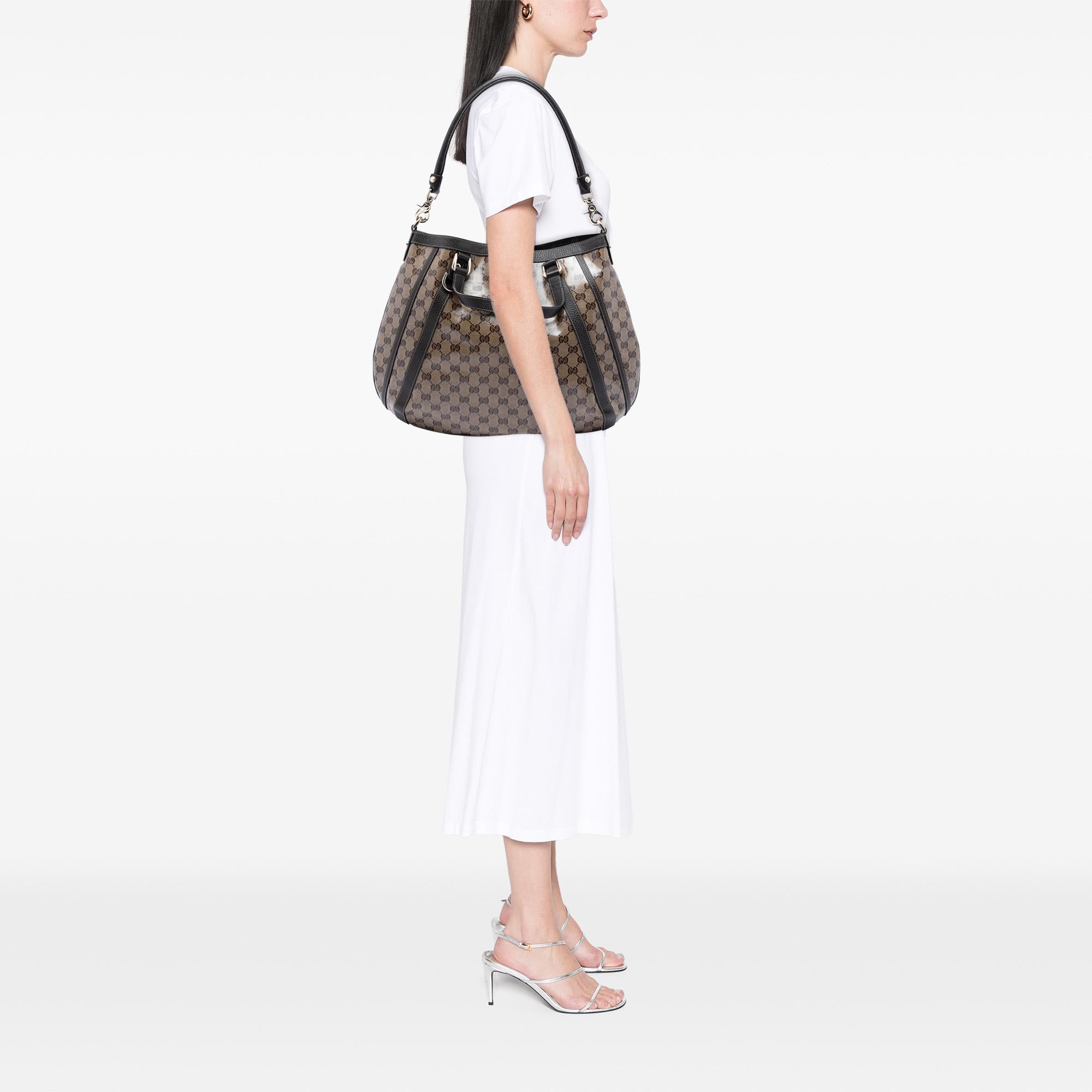 Gucci GG Crystal Abbey D Ring Convertible Tote