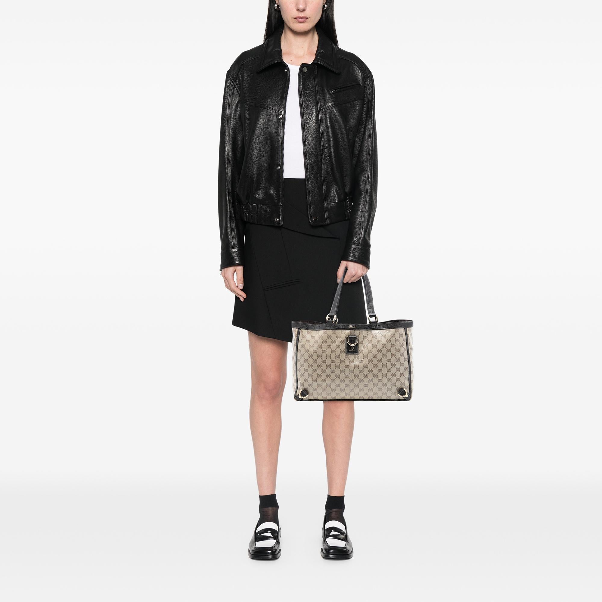 Gucci GG Crystal Abbey D Ring Tote
