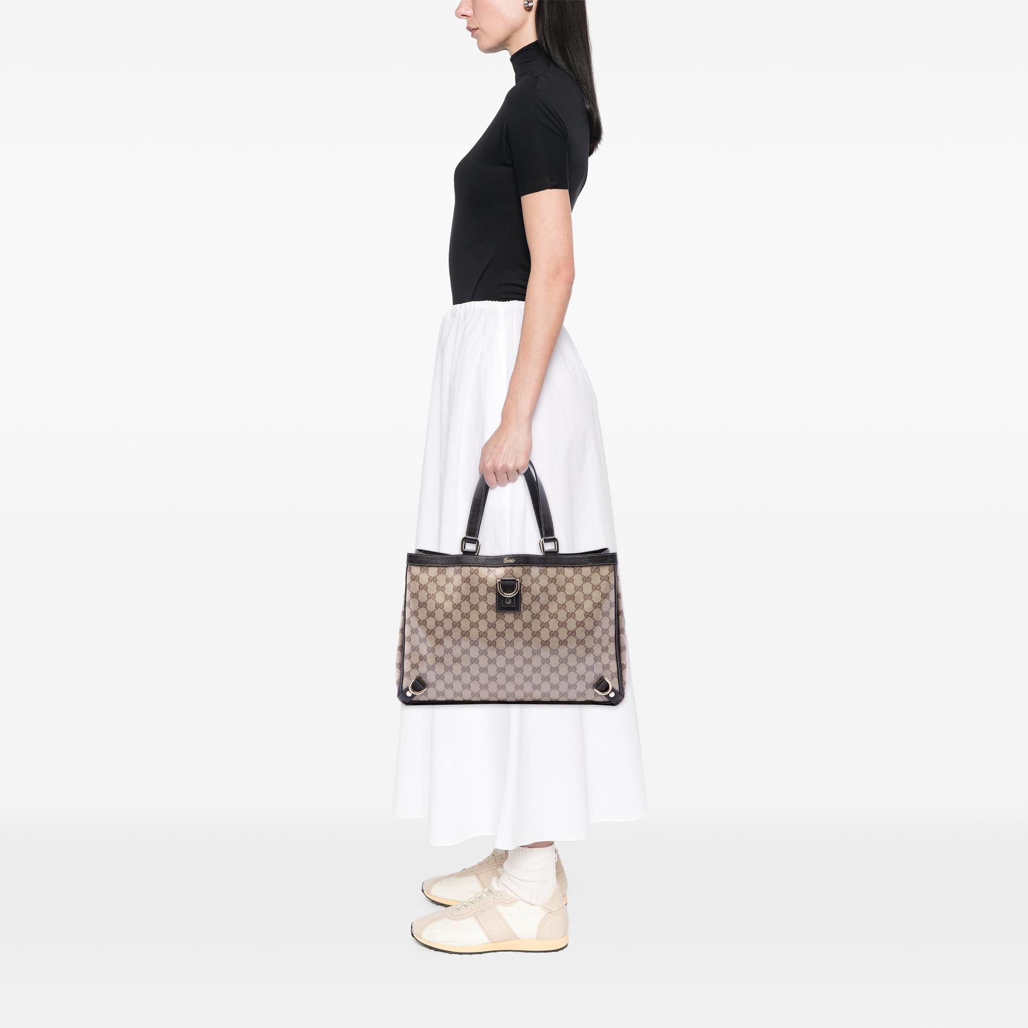Gucci GG Crystal Abbey D Ring Tote