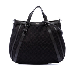 Gucci GG Denim Abbey D Ring Satchel