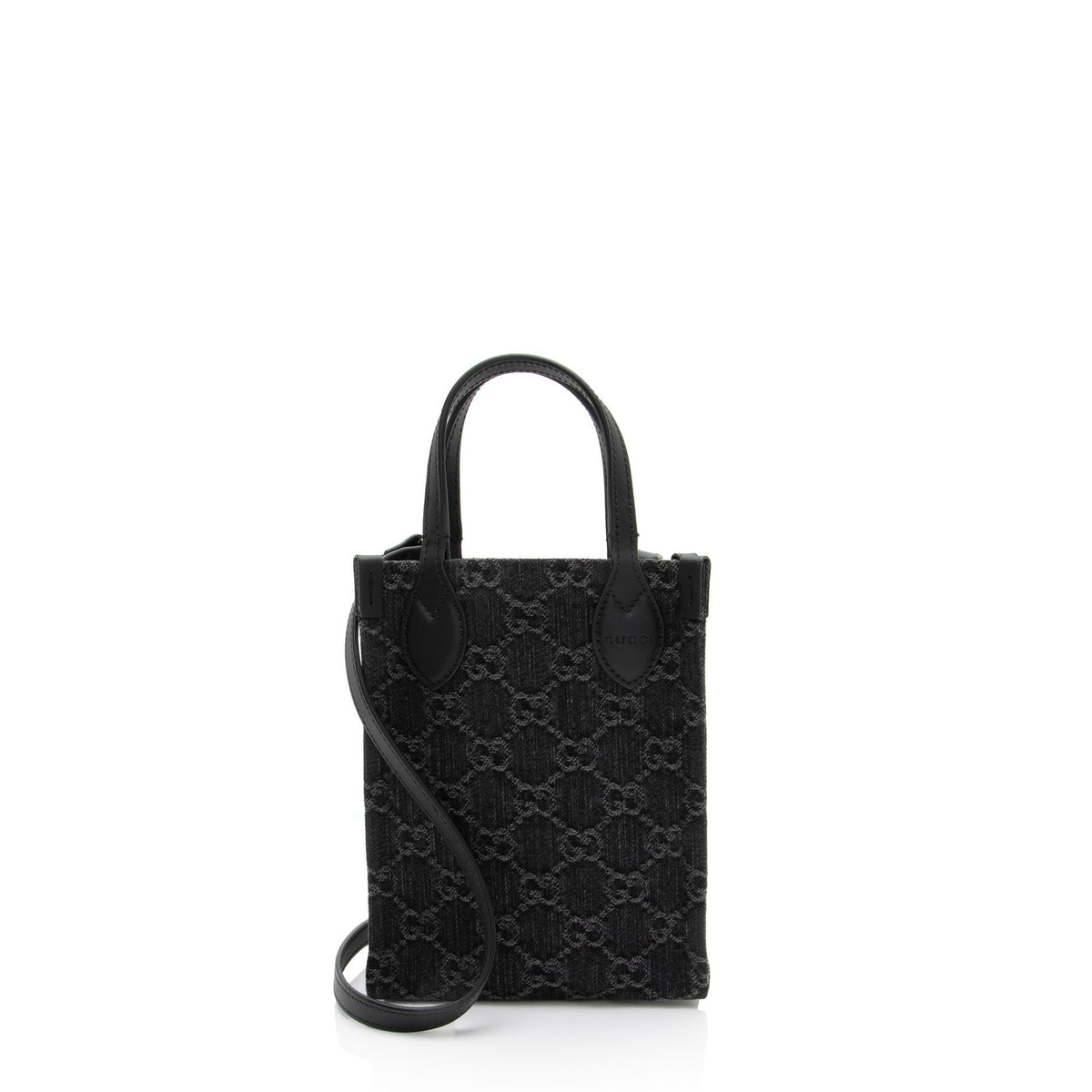Gucci GG Denim Ophidia Mini Tote