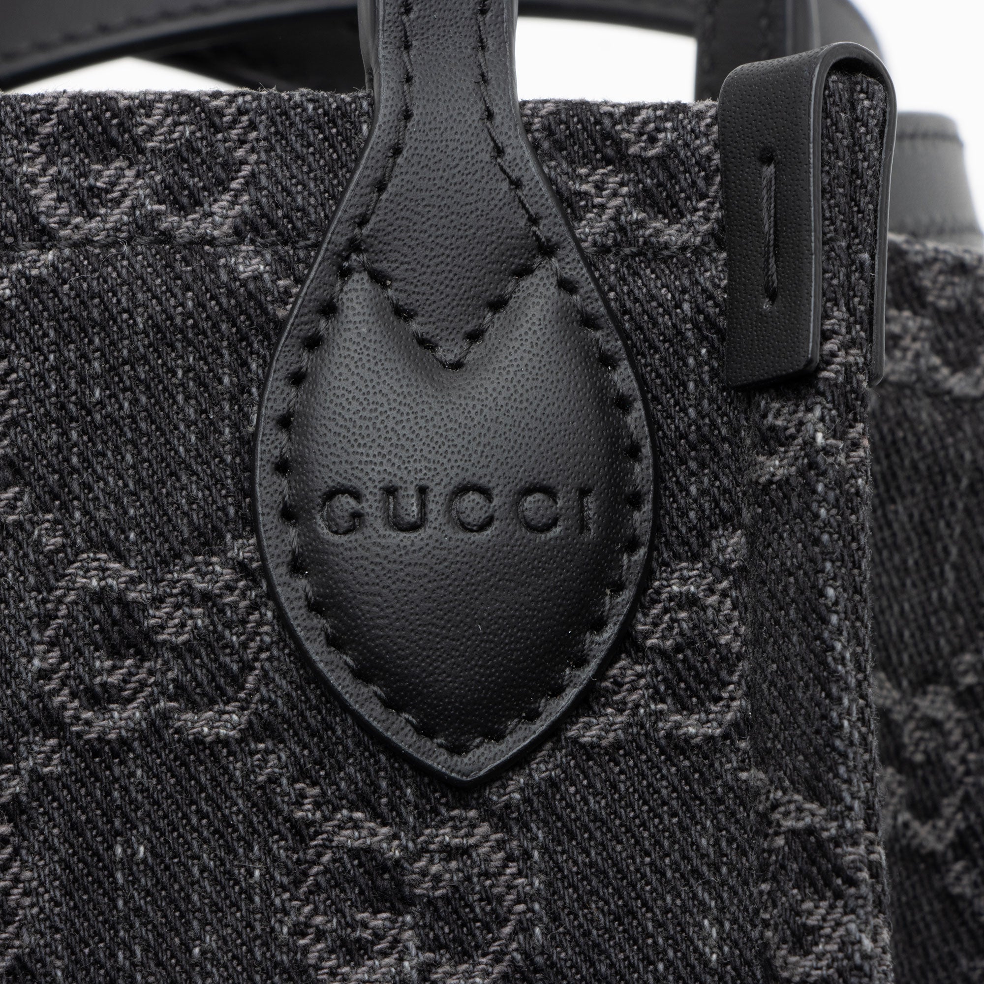 Gucci GG Denim Ophidia Mini Tote